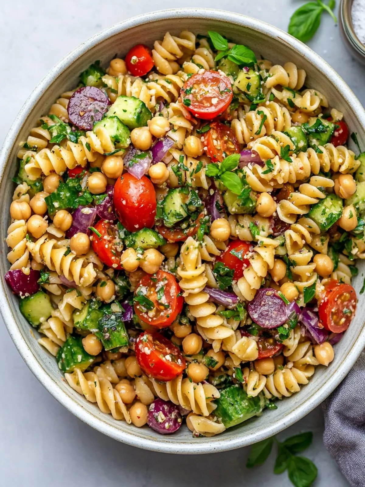 Chickpea Pasta Salad