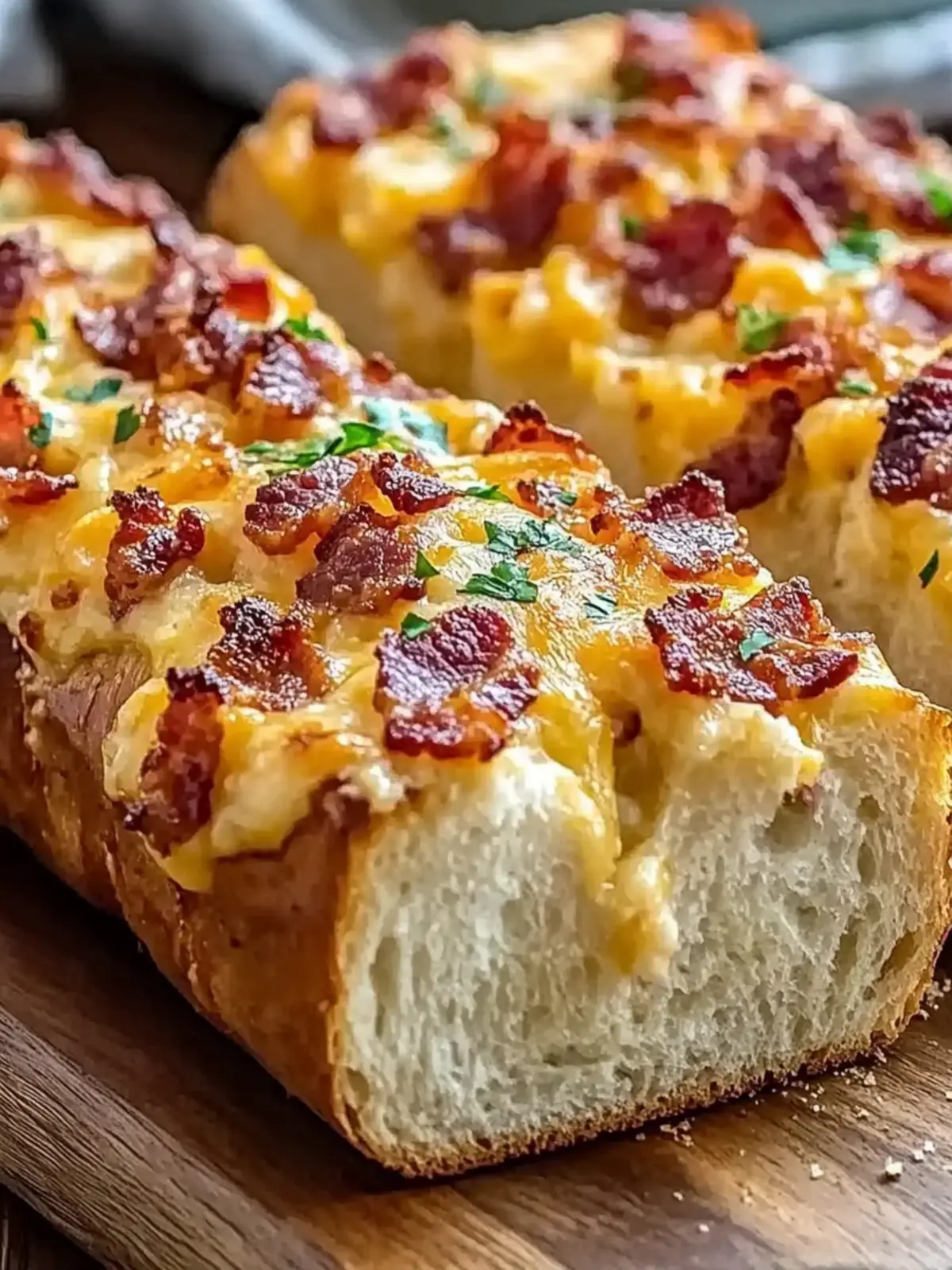 Bacon Ranch Cheesy Bread: Irresistible Comfort Awaits 2 Bacon Ranch Cheesy Bread
