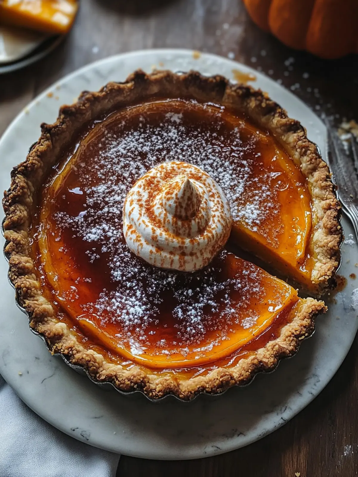 Irresistible Bourbon Br »l e Pumpkin Pie for Holiday Bliss 4 Bourbon Br »l e Pumpkin Pie