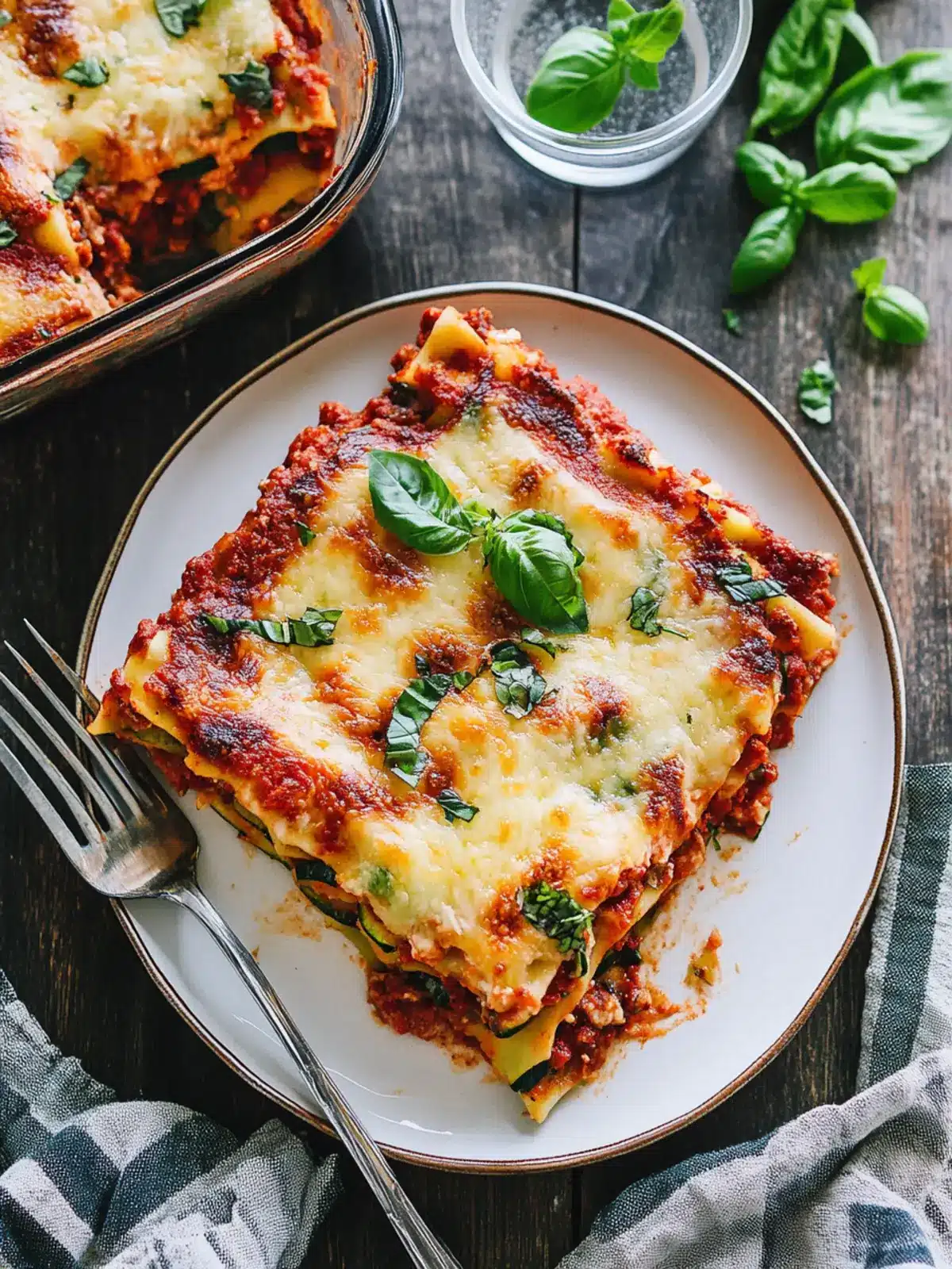 Bread Lasagna with Zucchini