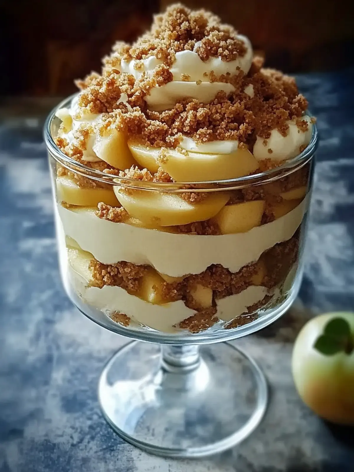 Apple Crumble Trifle
