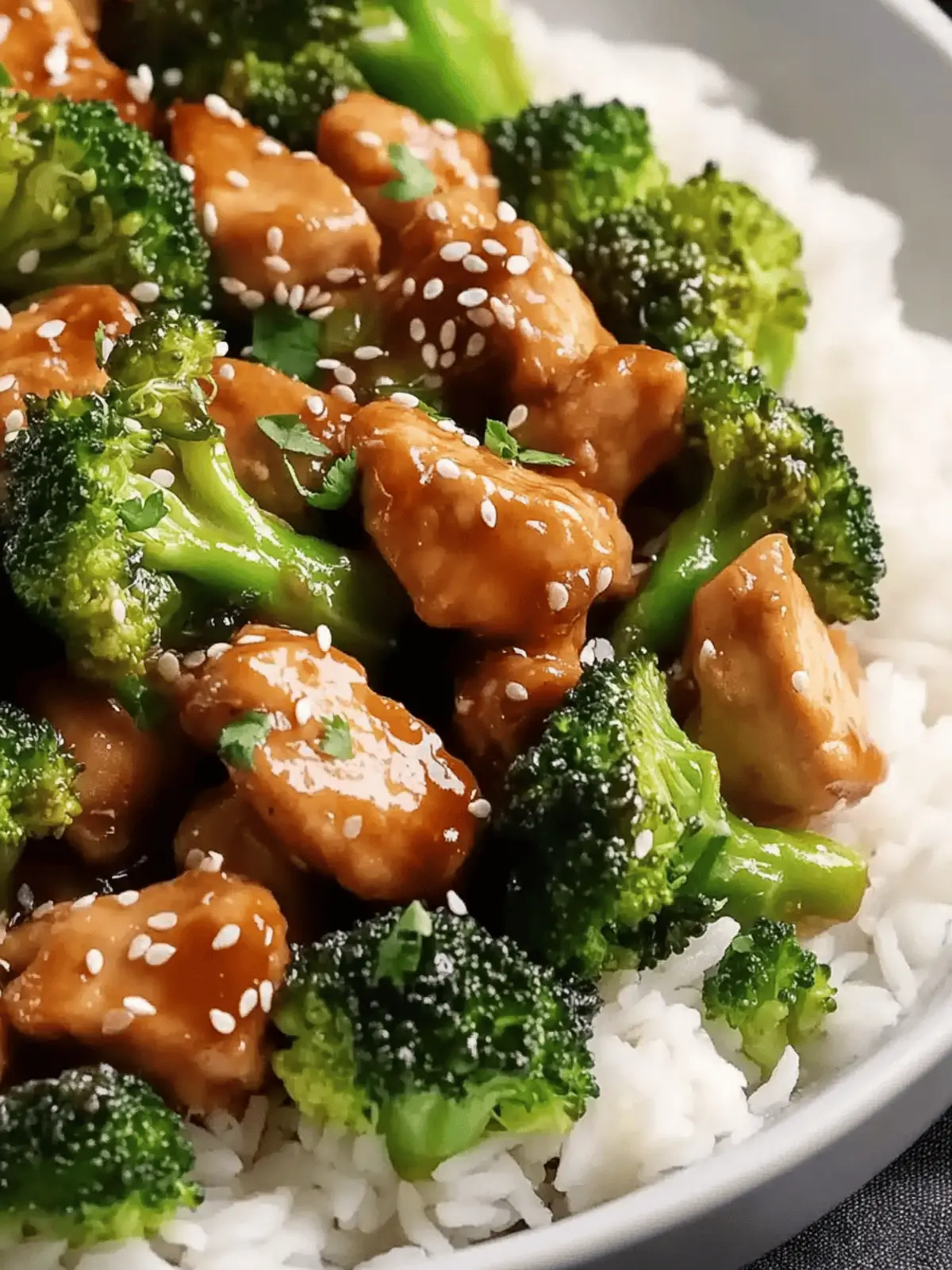 Teriyaki Chicken and Broccoli Stir Fry