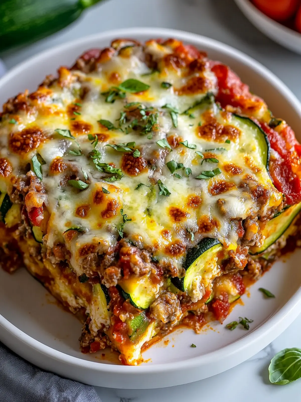 Zucchini Pizza Casserole
