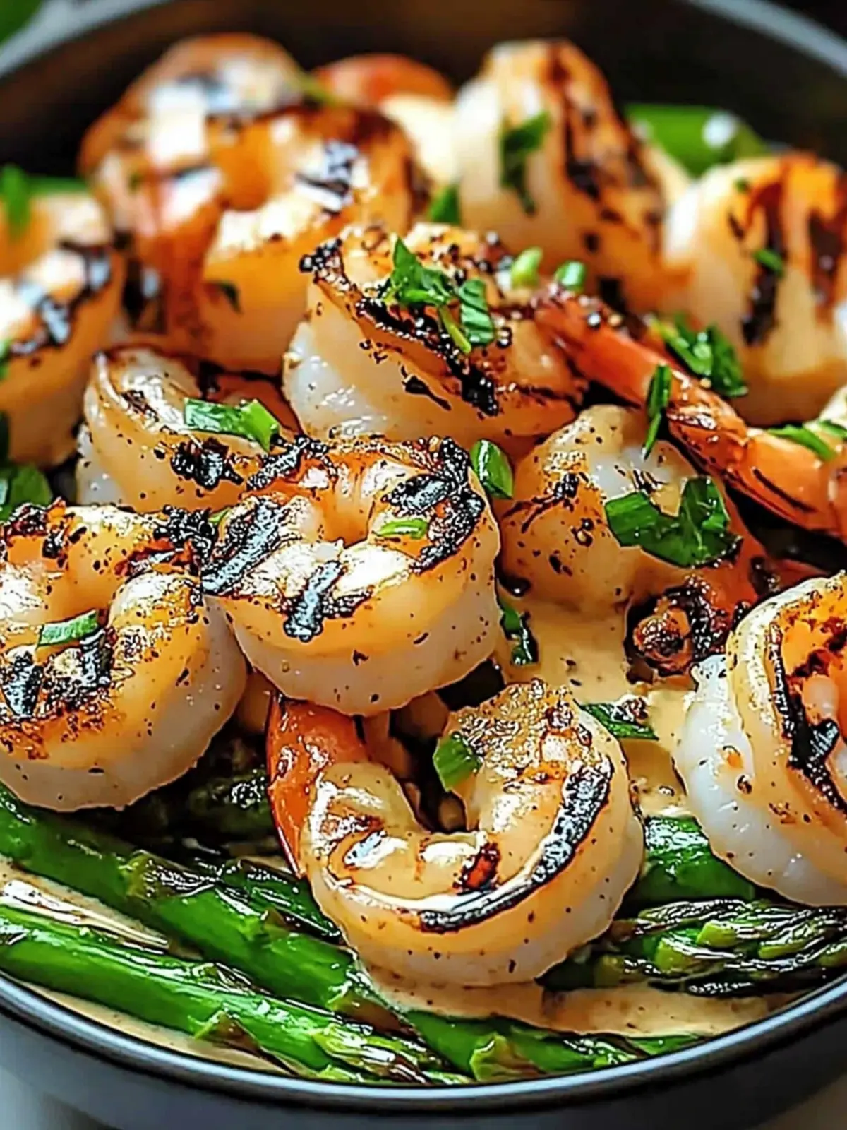 Grilled Shrimp with Asparagus