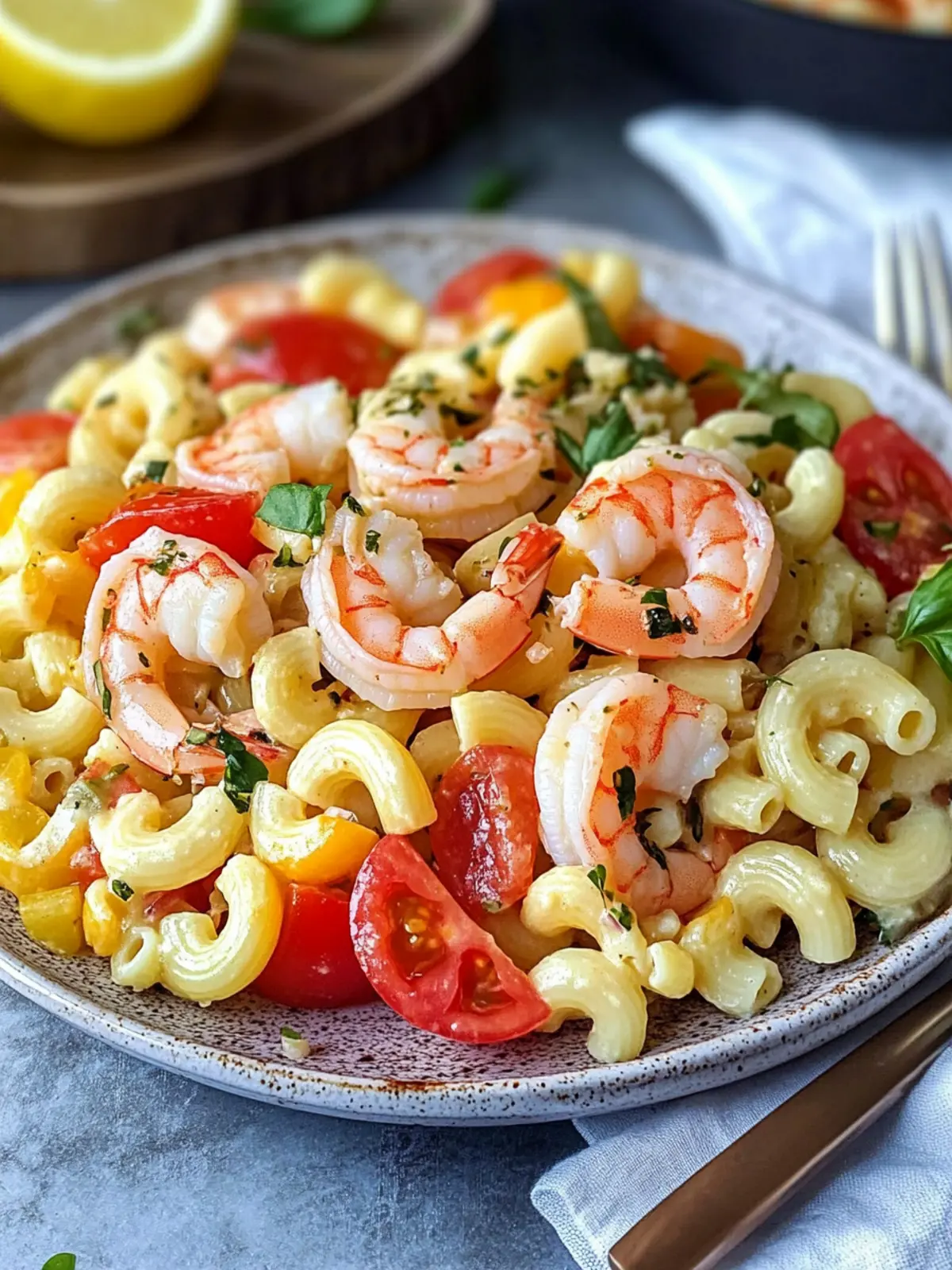 Shrimp Macaroni Pasta Salad