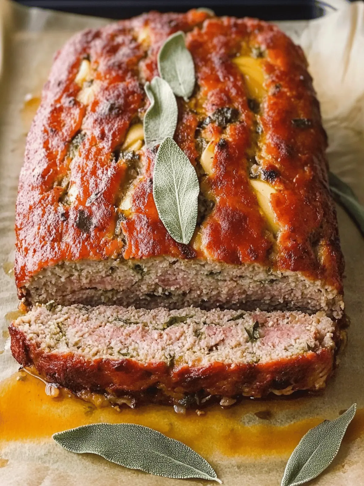 Pork, Apple and Sage Meatloaf