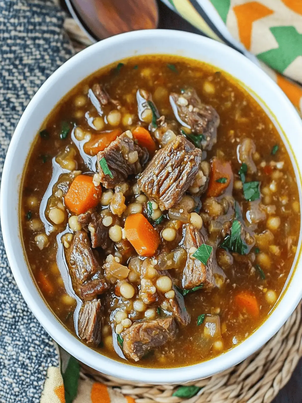 Cozy Up with Homemade Crockpot Beef Barley Soup Today 3 Crockpot Beef Barley Soup