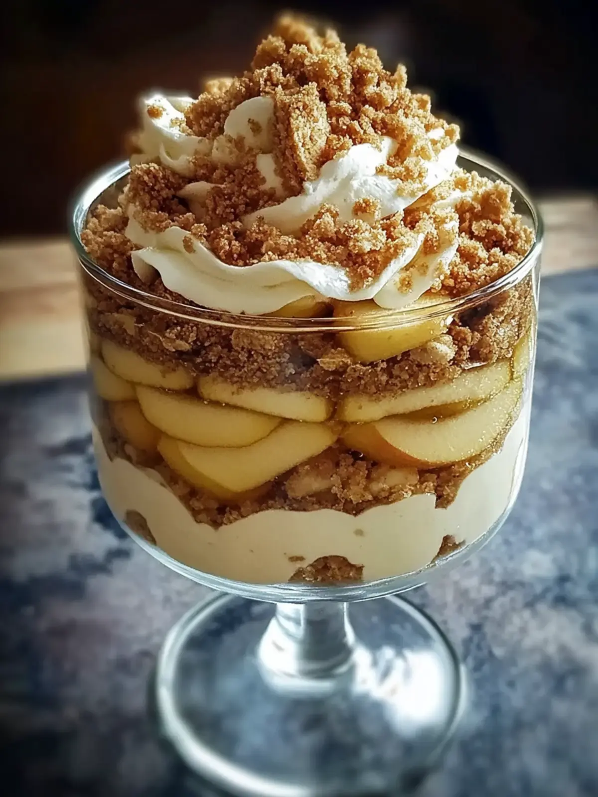Apple Crumble Trifle