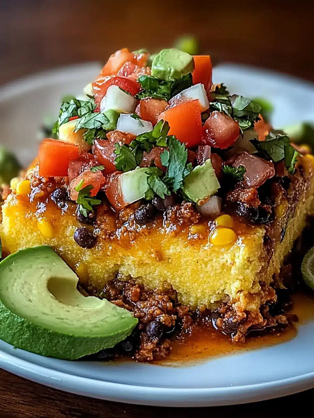 Luscious Spicy Taco Polenta Bake You ll Crave Again and Again 2 Spicy Taco Polenta Bake