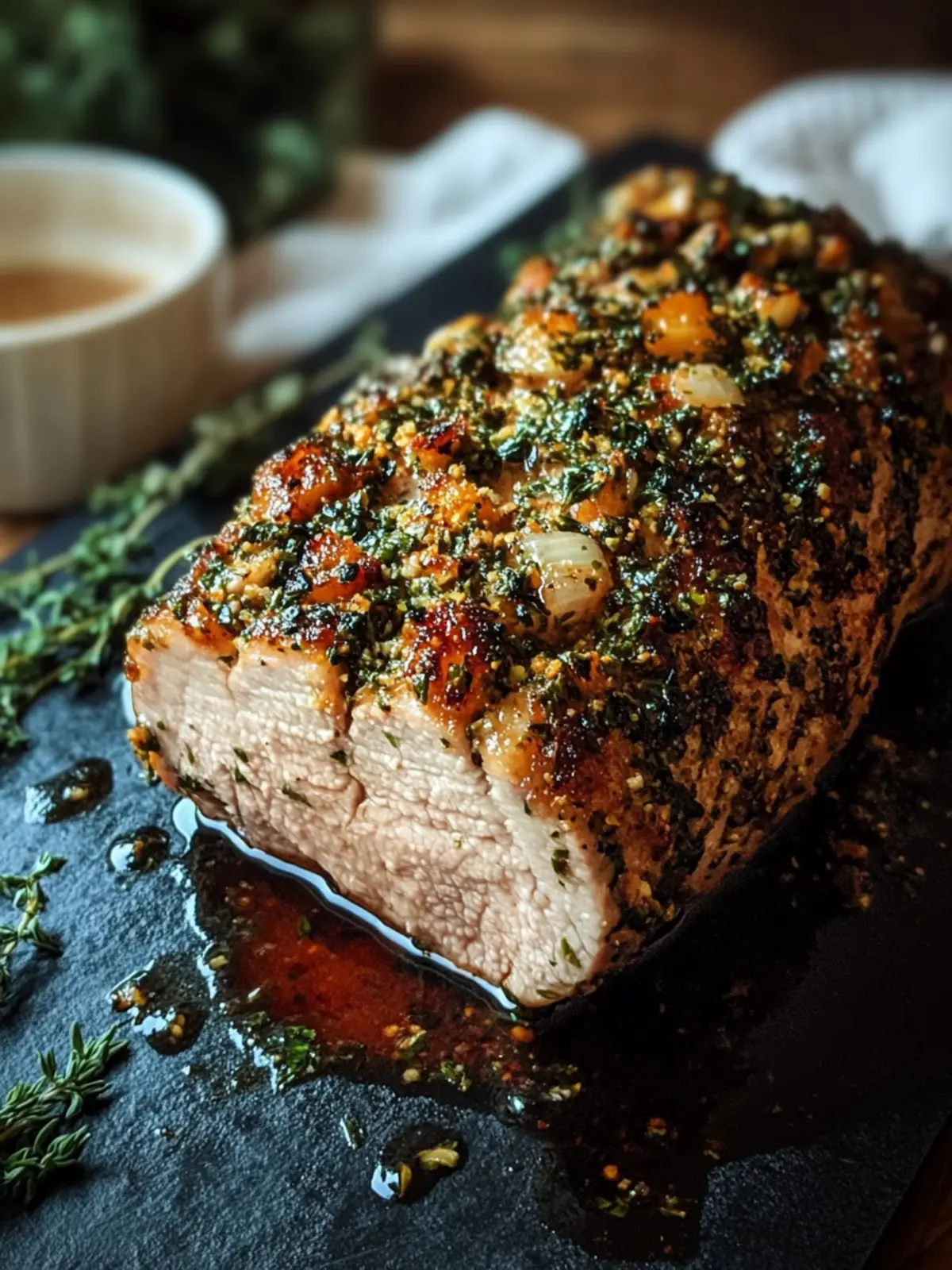 Delicious Herb Crusted Pork Loin Perfect for Any Occasion 2 Delicious Herb Crusted Pork Loin