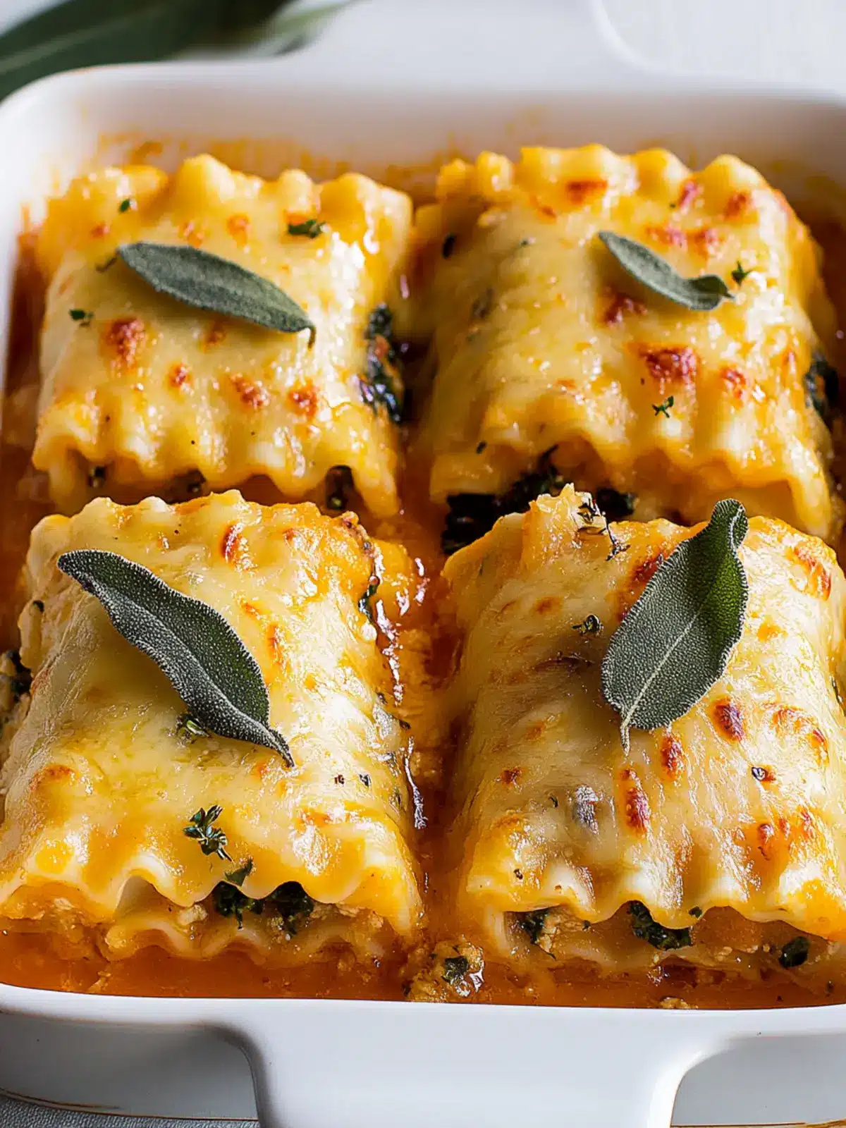 Cozy Roasted Garlic Butternut Squash Lasagna Roll-Ups Delight 3 Roasted Garlic Butternut Squash Lasagna Roll-Ups