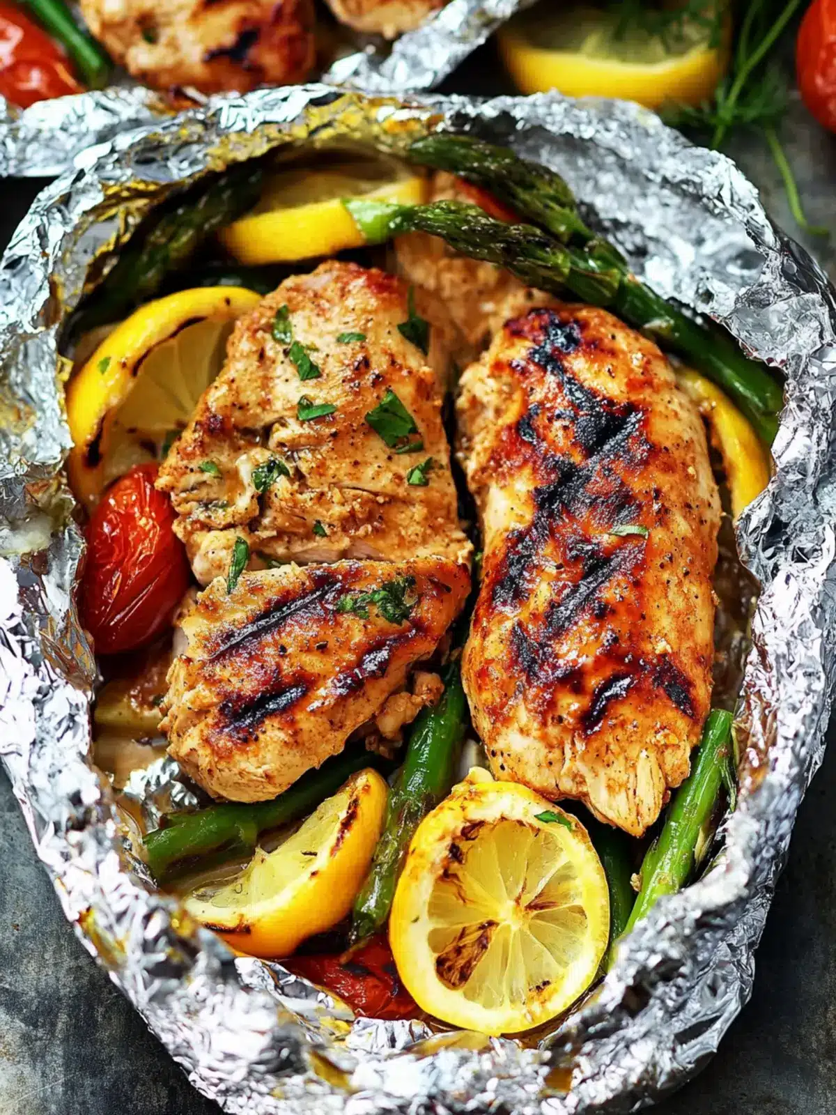 Chicken Foil Packets
