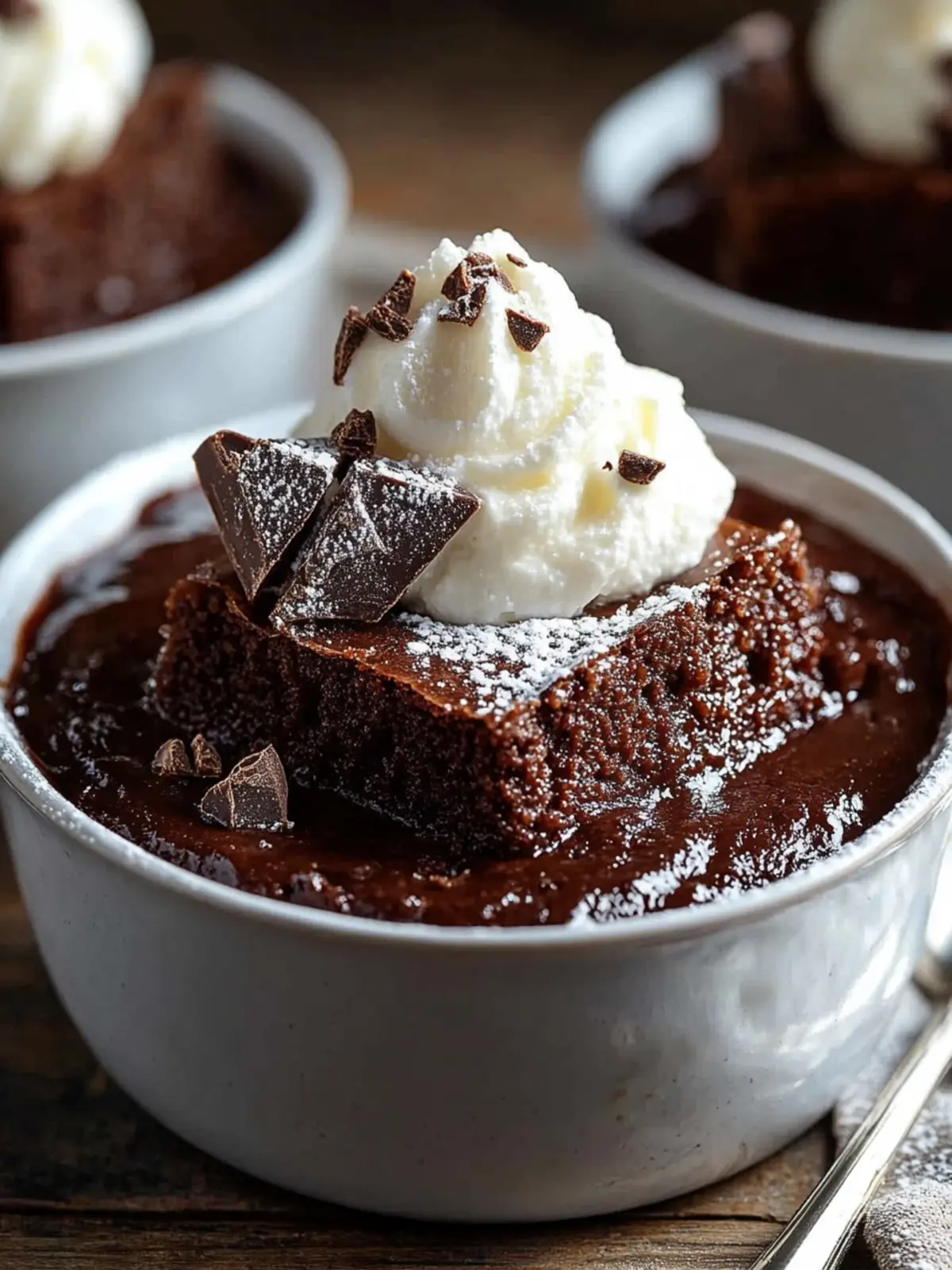 Ina Garten Chocolate Brownie Pudding