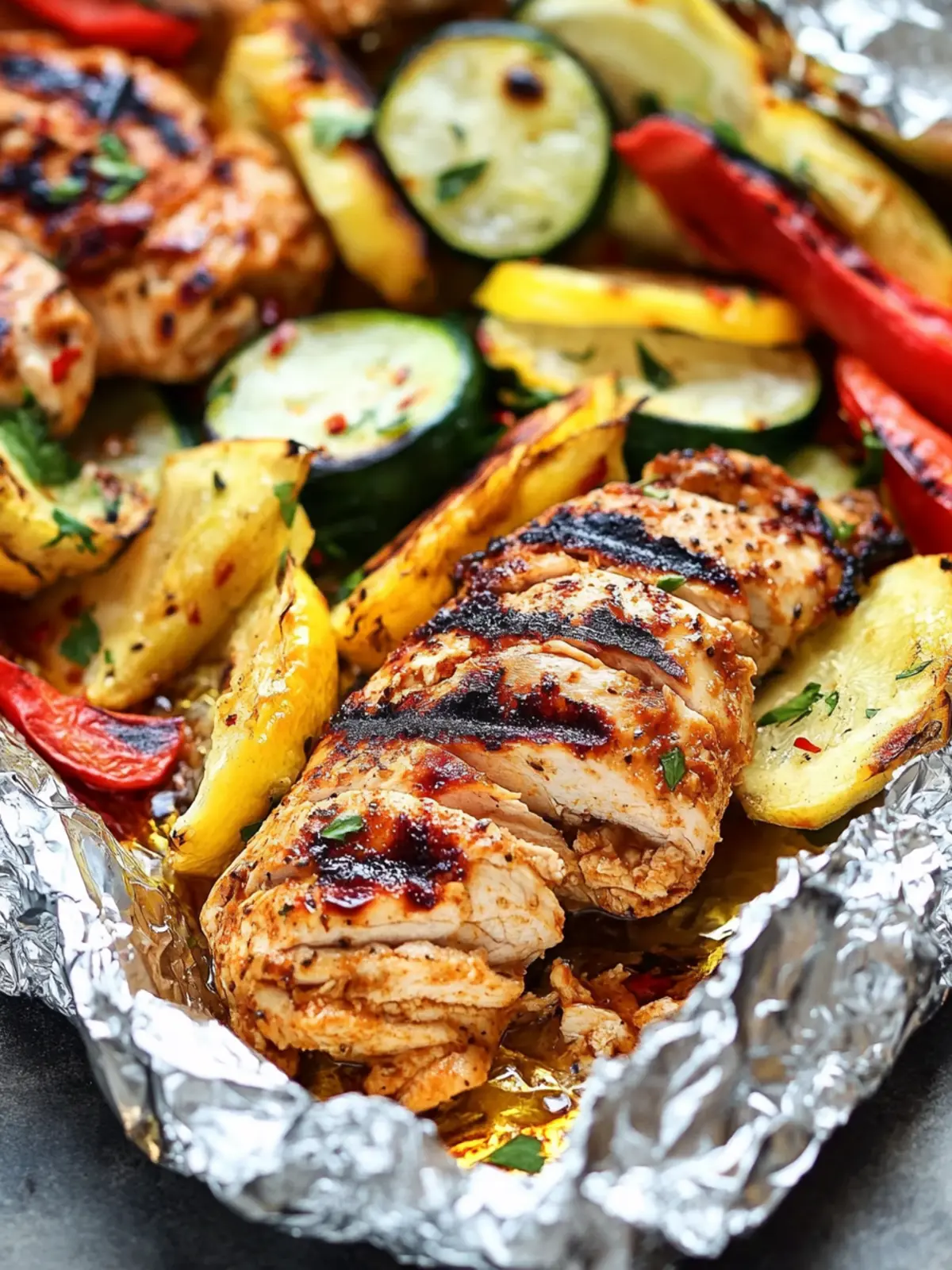 Chicken Foil Packets