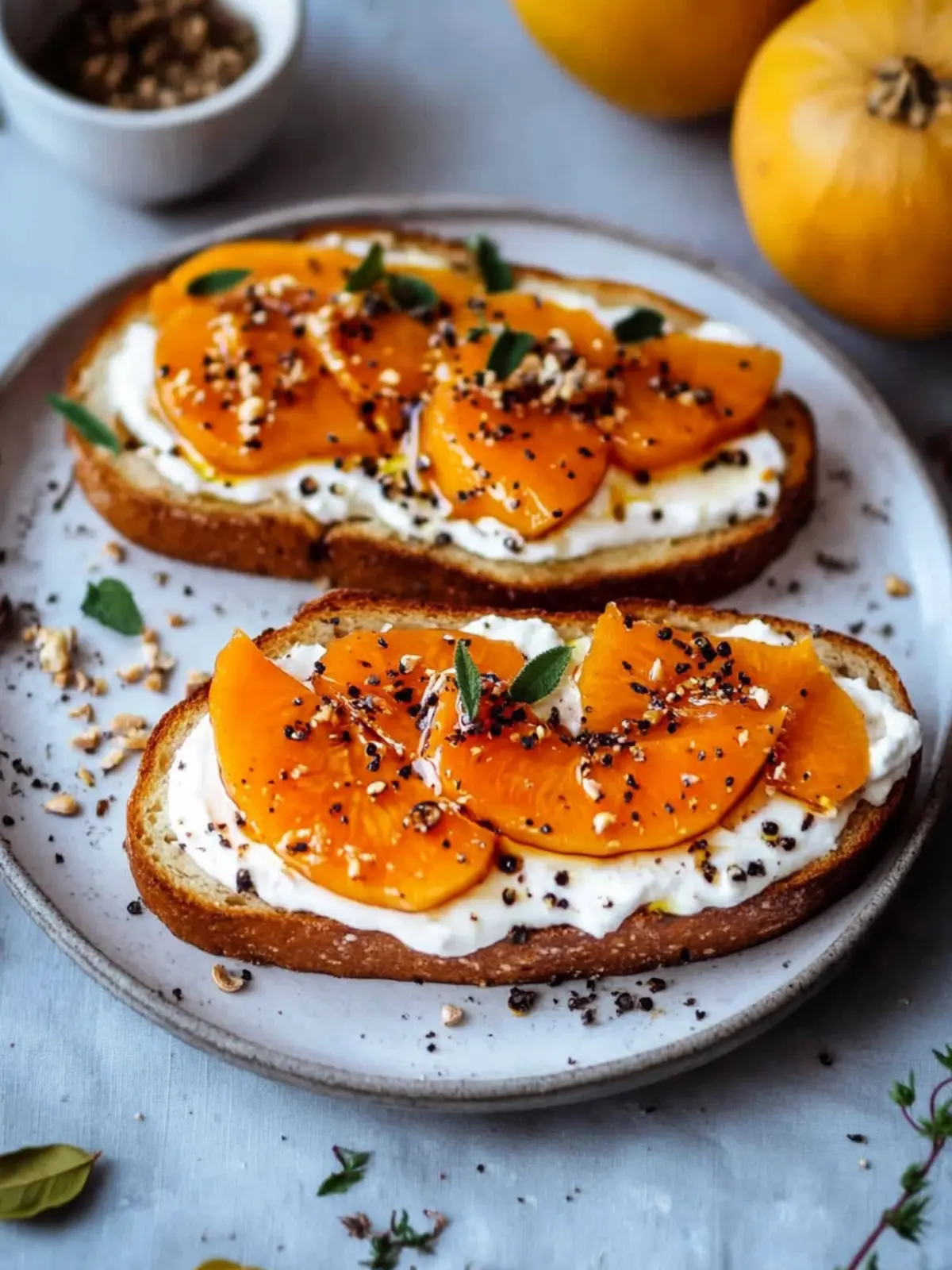 Persimmon Toast