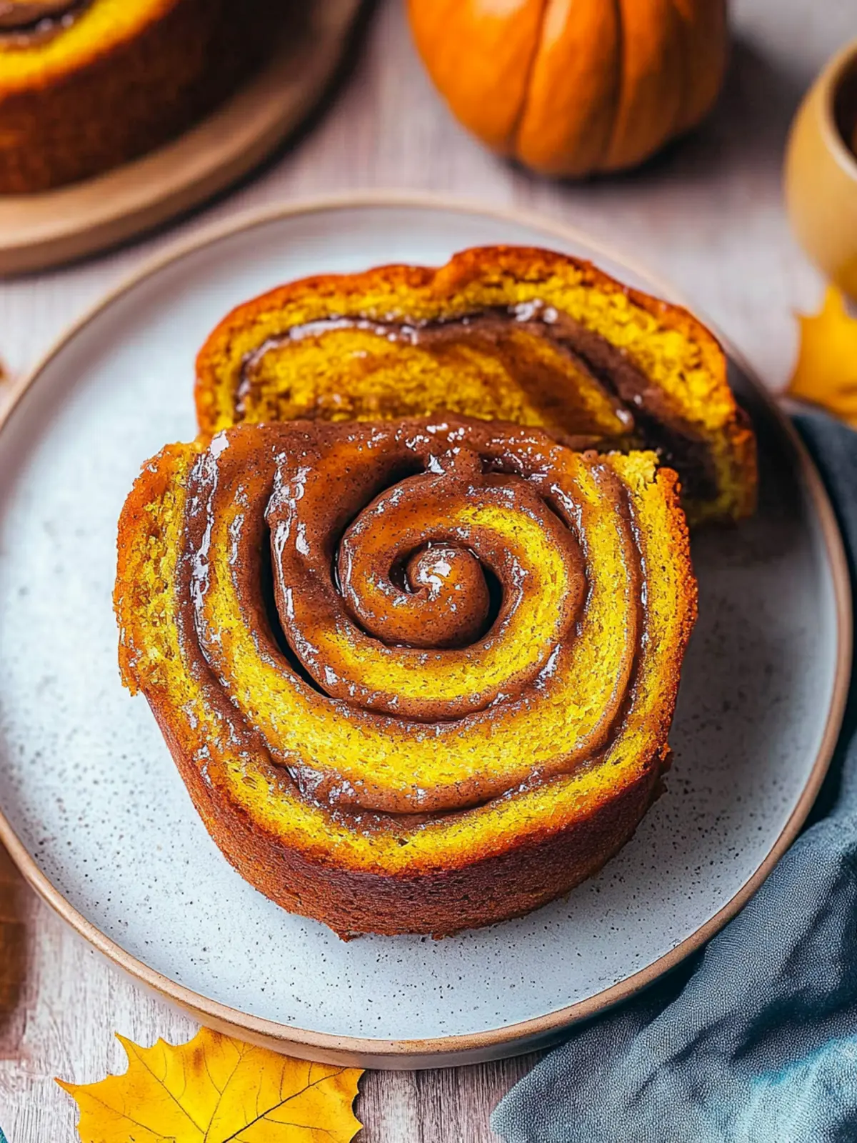 Pumpkin Cinnamon Swirl Rolls