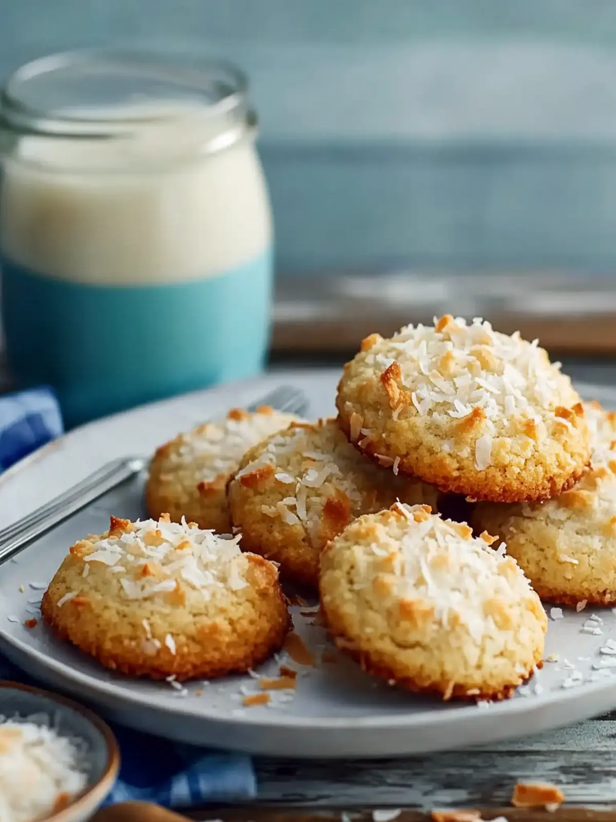 Keto Shredded Coconut Cookies