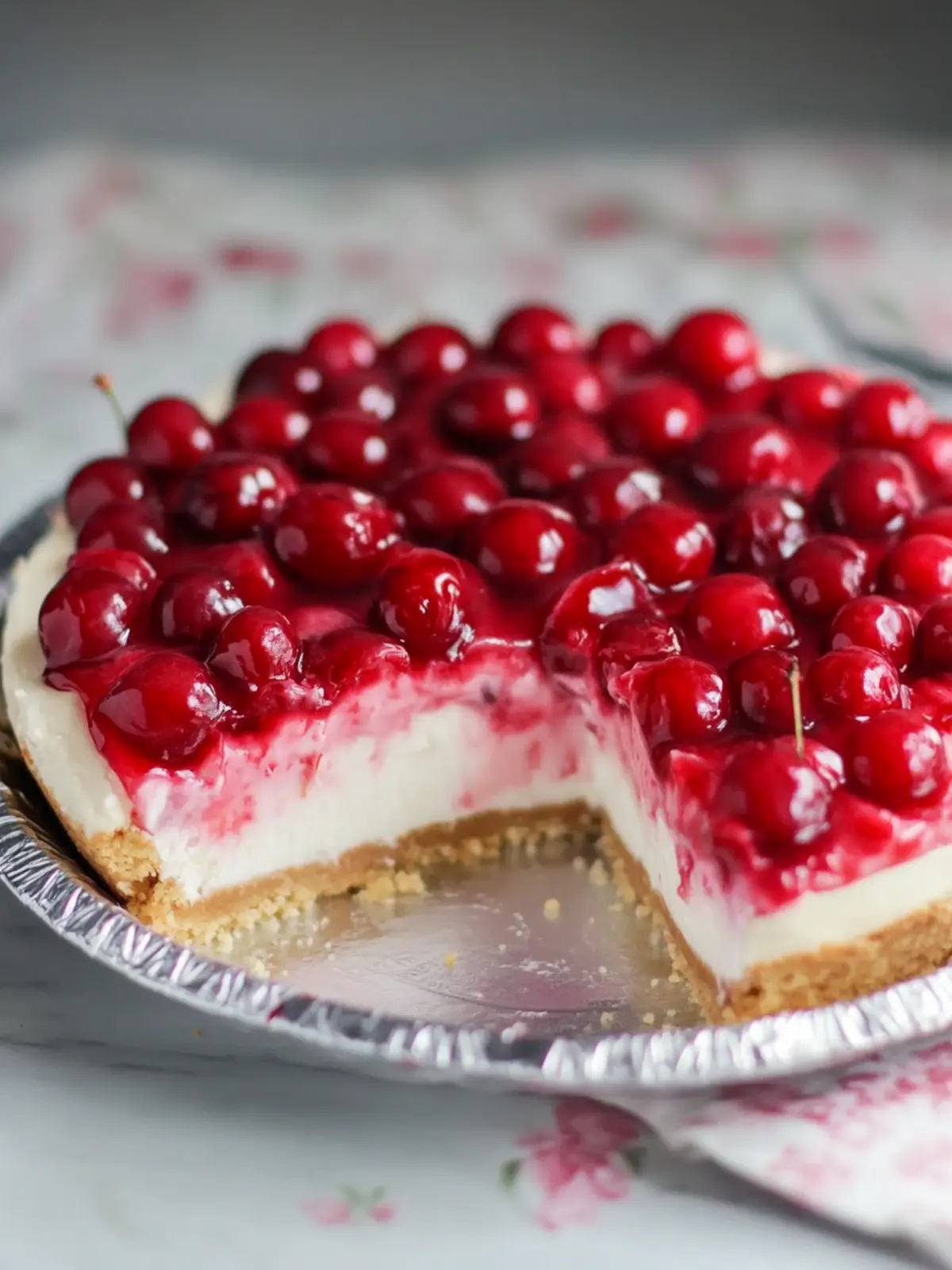 No-Bake Old-Fashioned Cherry Cheesecake That's Simply Irresistible 2 No-Bake Old-Fashioned Cherry Cheesecake