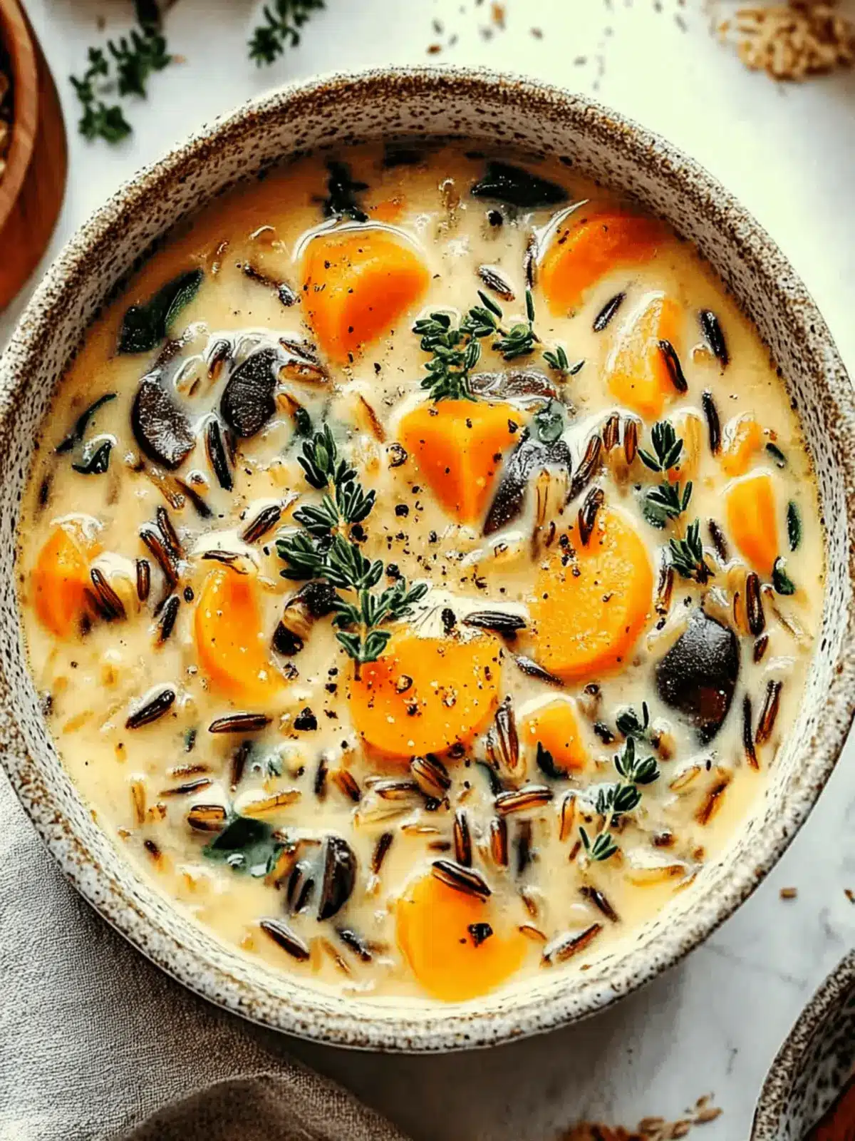 Autumn Wild Rice Soup