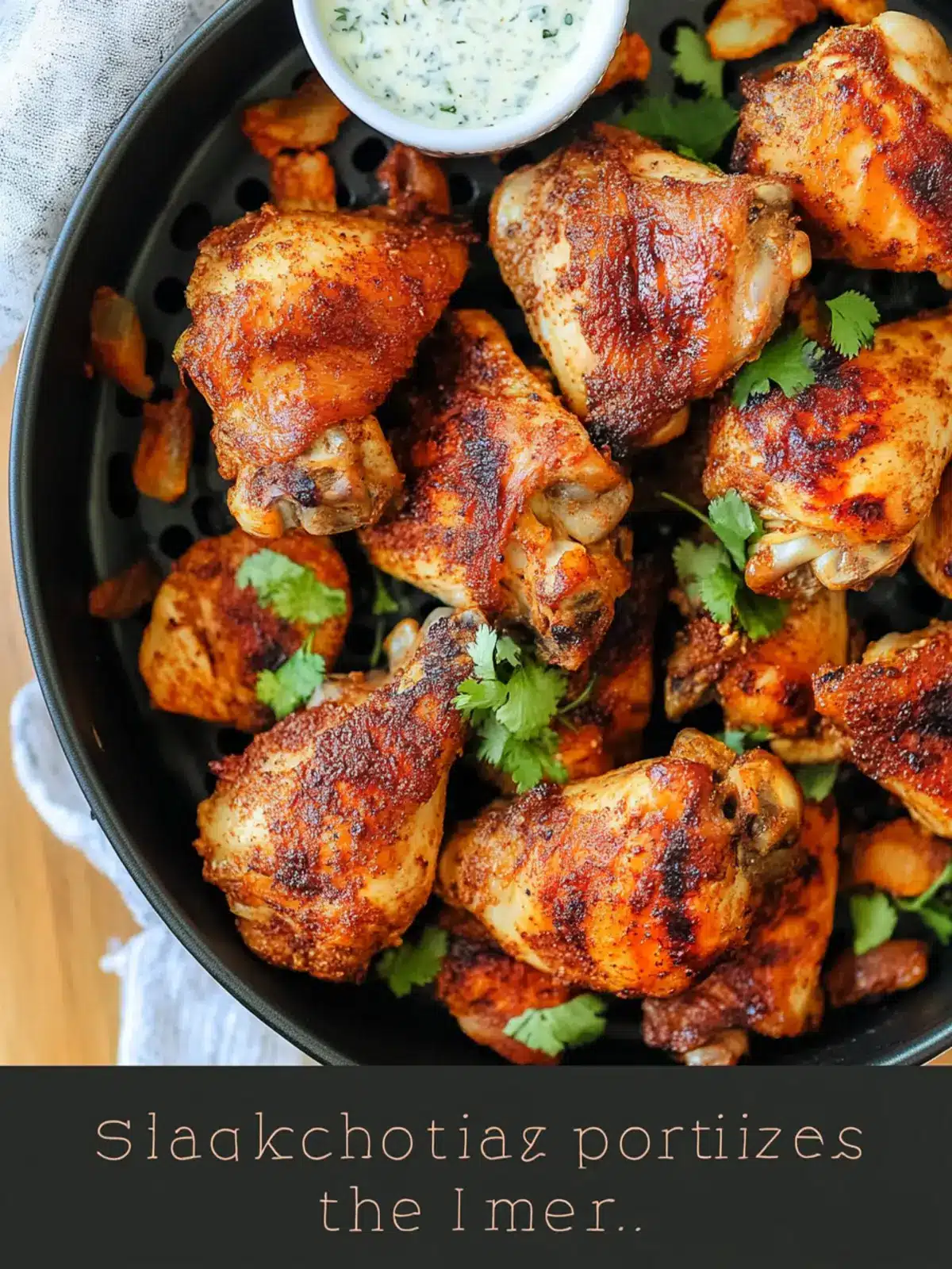 Shawarma Chicken Thighs in the Air Fryer