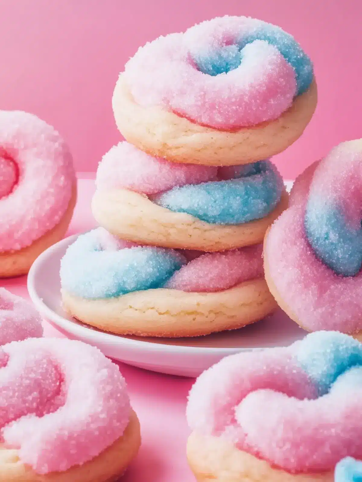 Cotton Candy Cookies