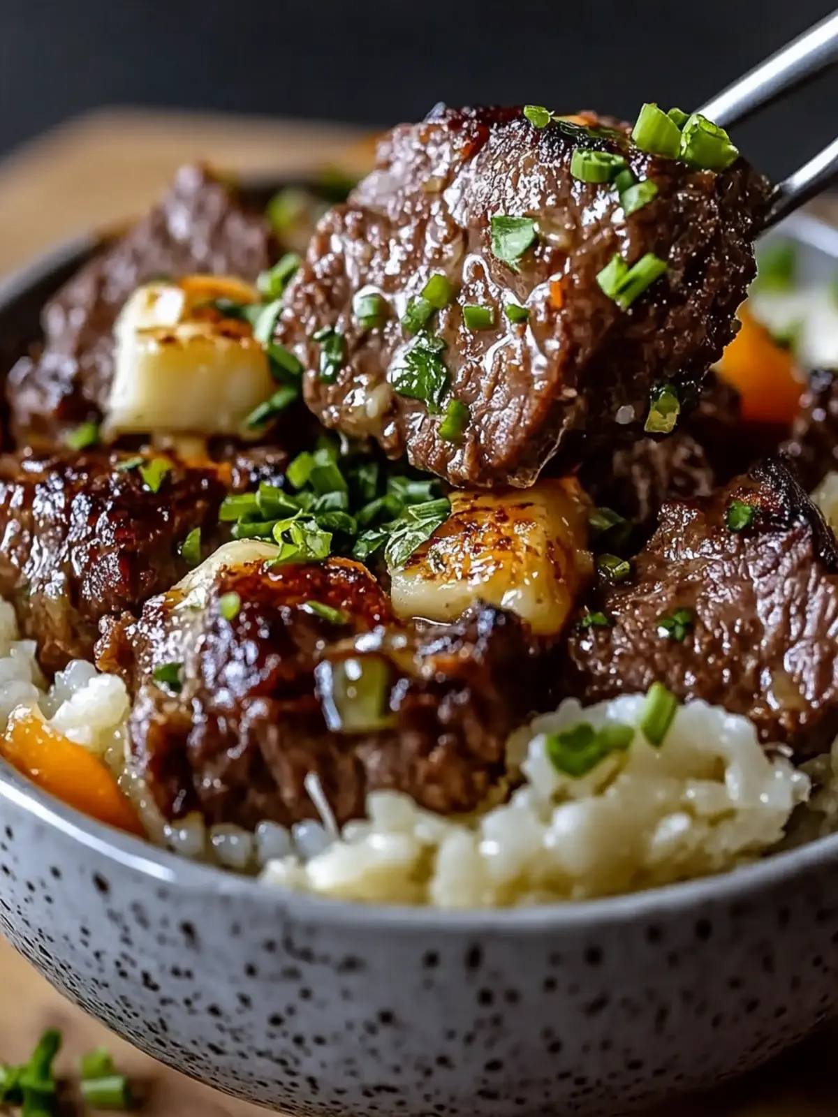 Beefy Garlic Butter Bowl