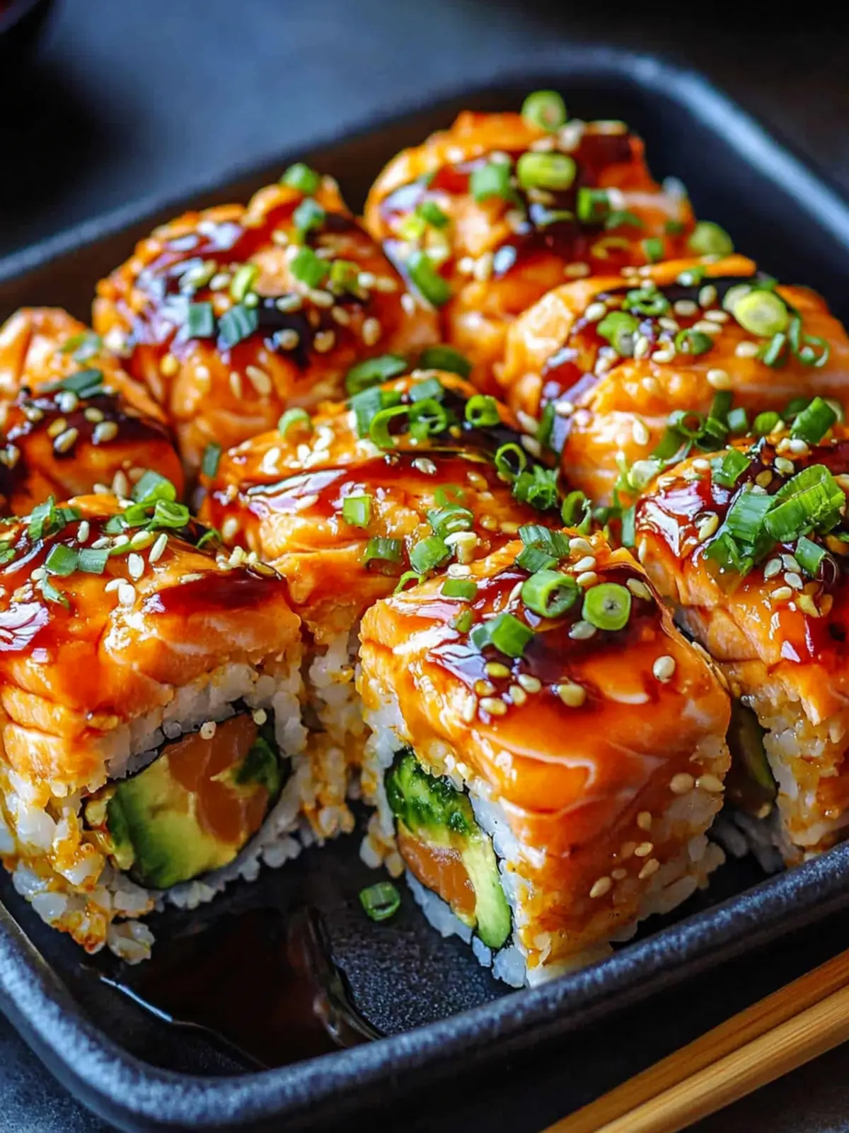 Spicy Salmon Sushi Bake
