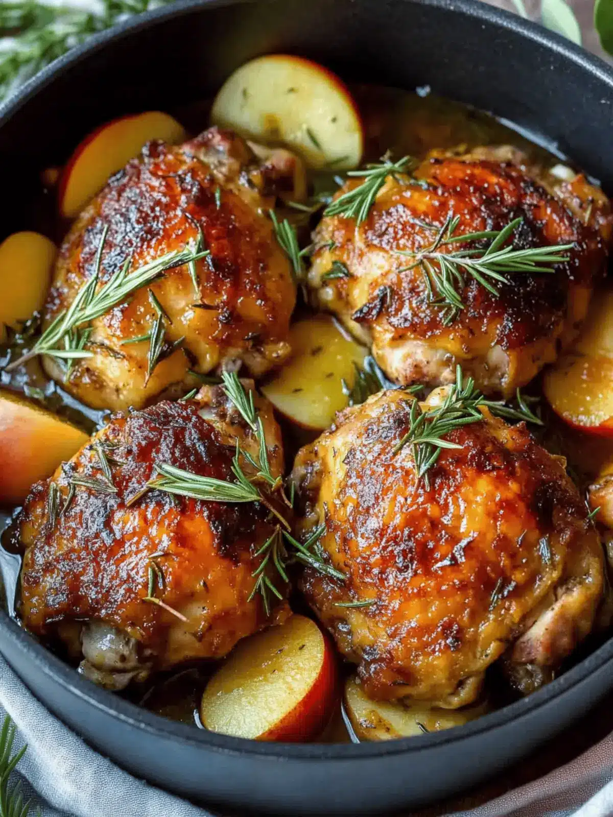 Rosemary Apple Cider Chicken Recipe