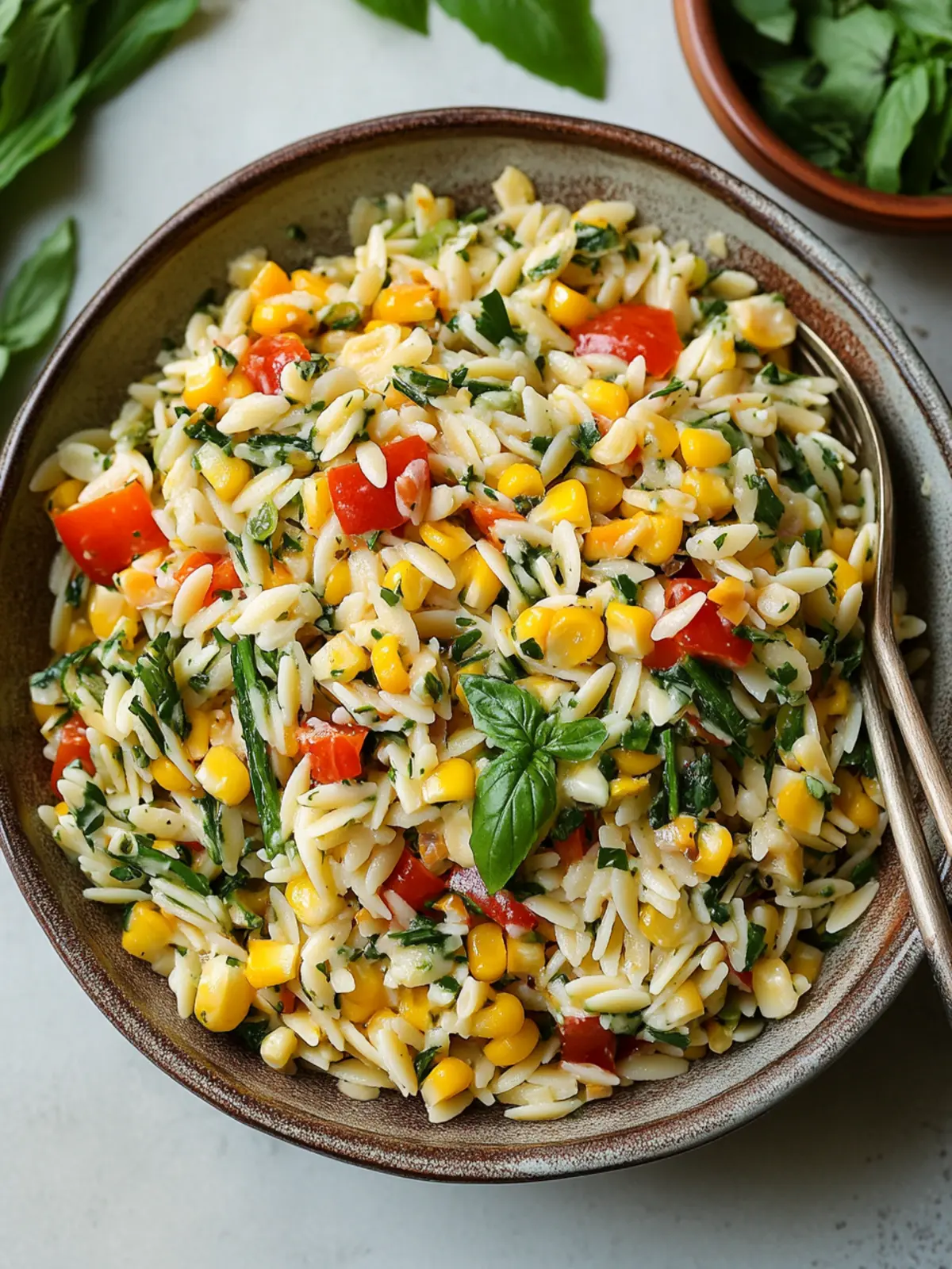 Corn Orzo Salad