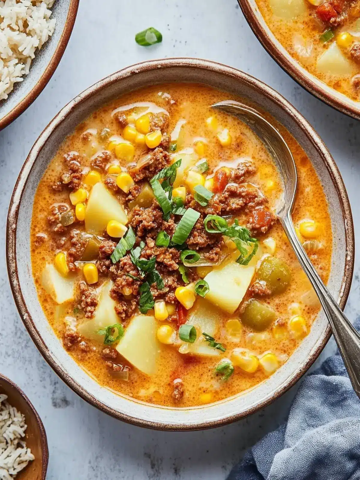 Chorizo, Corn and Potato Chowder