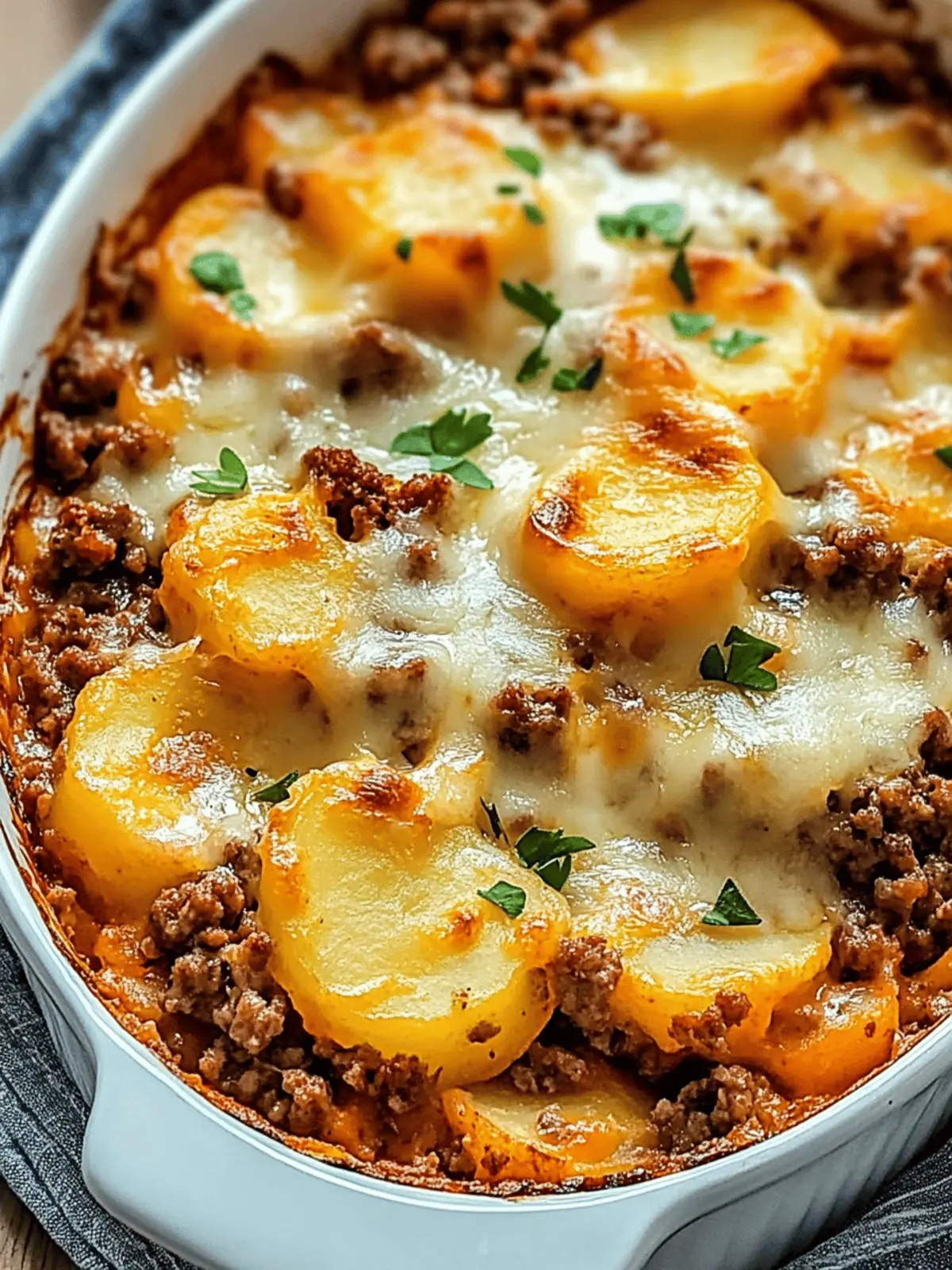 Hobo Casserole with Ground Beef & Potatoes   Quick & Delicious!