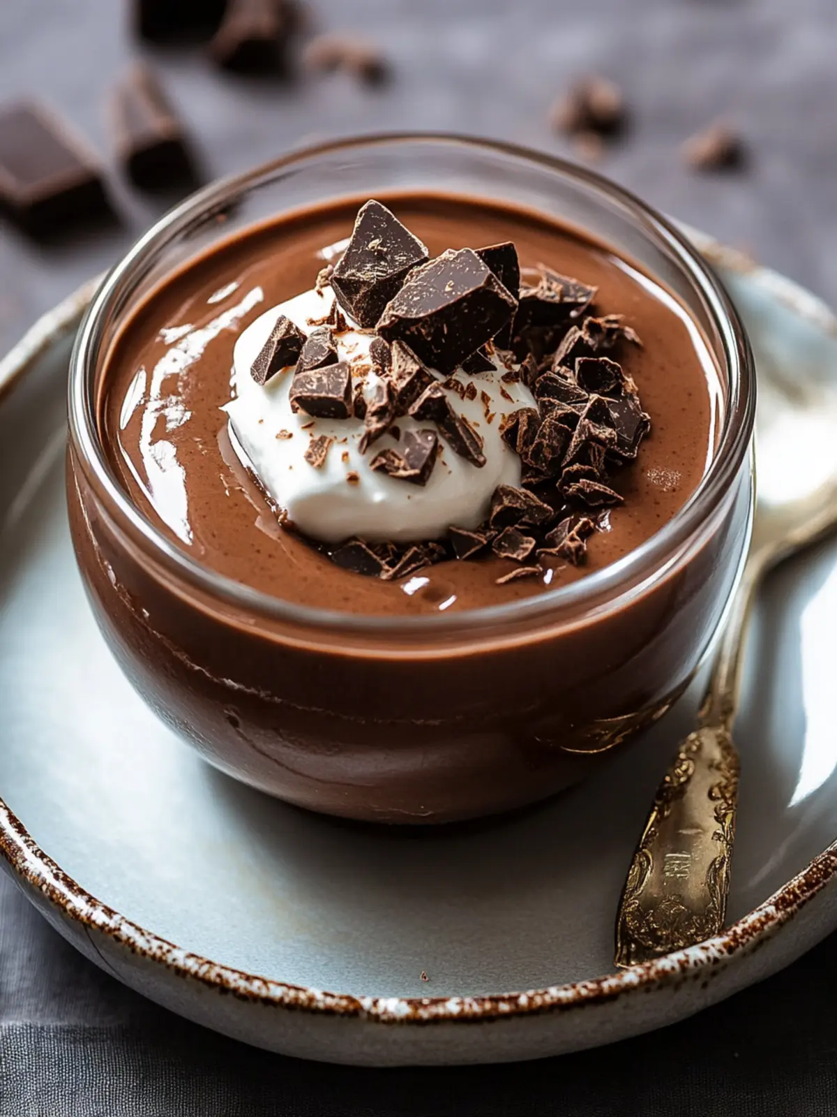 Decadent Valentine s Day Dark Chocolate Pudding You ll Love 4 Valentine s Day Dark Chocolate Pudding