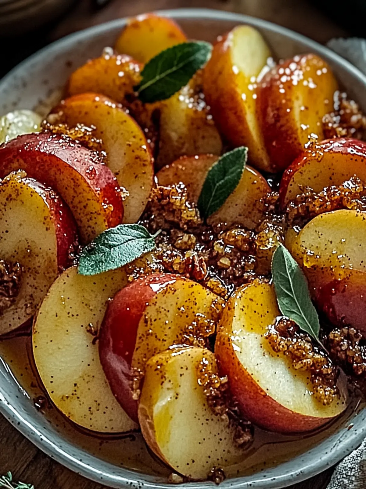 Maple Cinnamon Roasted Apples