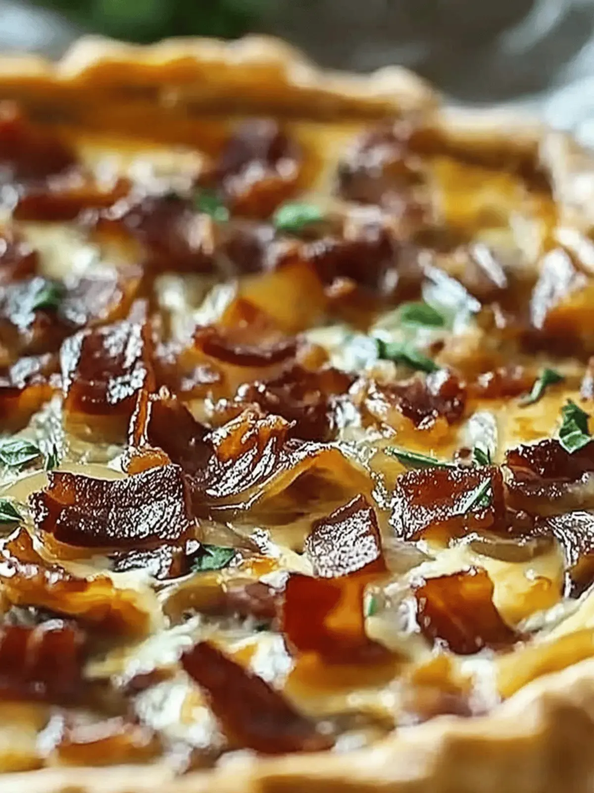 Savory Caramelized Onion and Bacon Quiche You ll Love 3 Caramelized Onion and Bacon Quiche