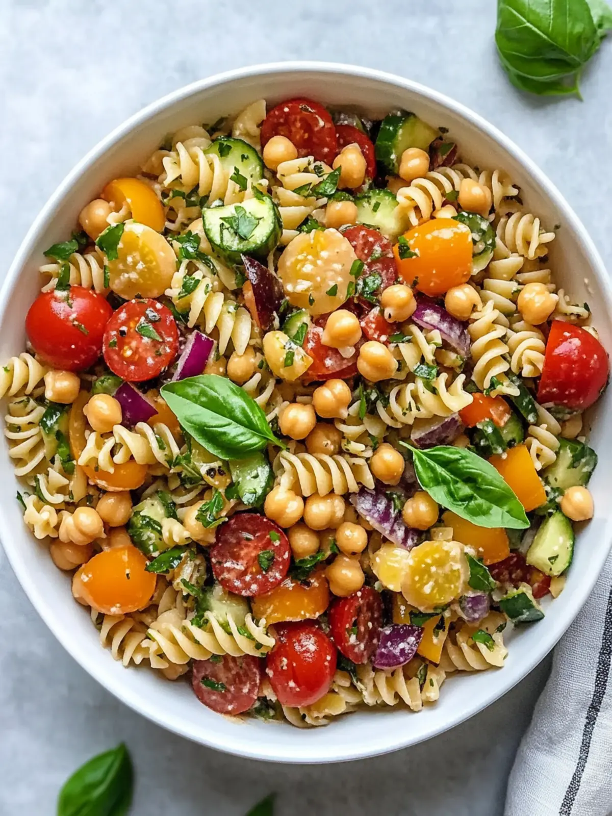 Chickpea Pasta Salad