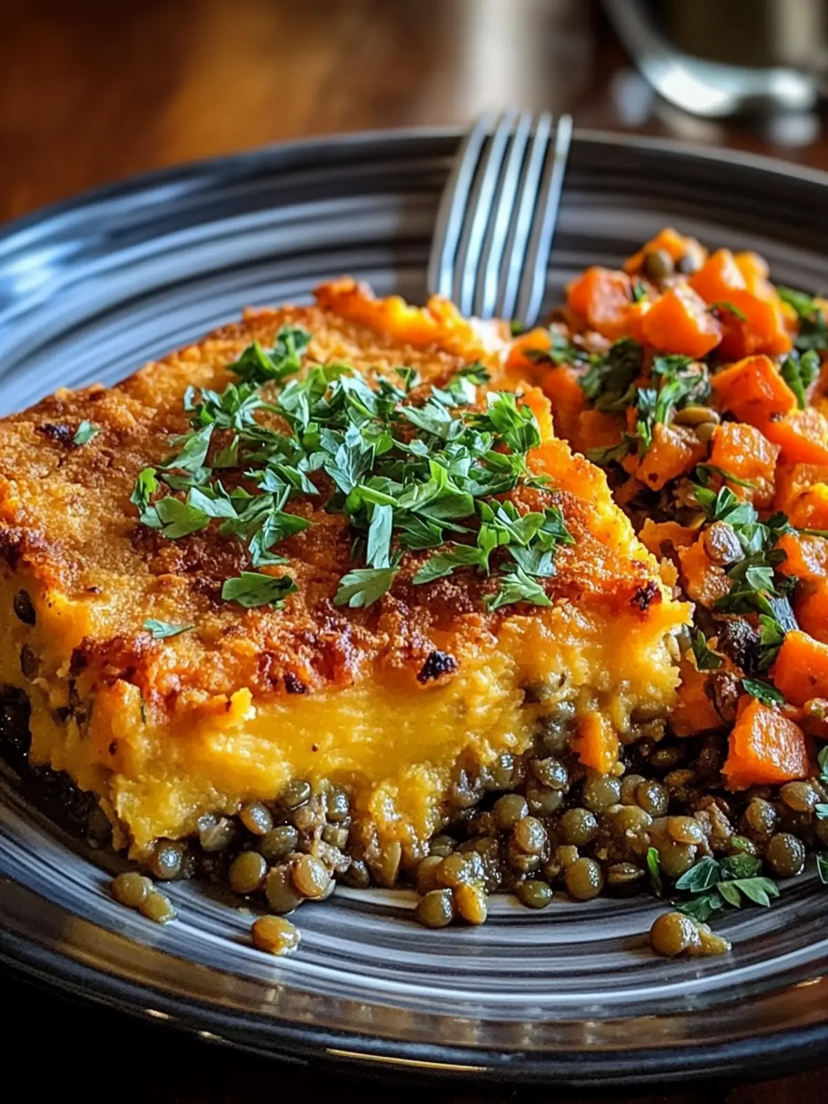 Sweet Potato & Lentil Shepherd s Pie