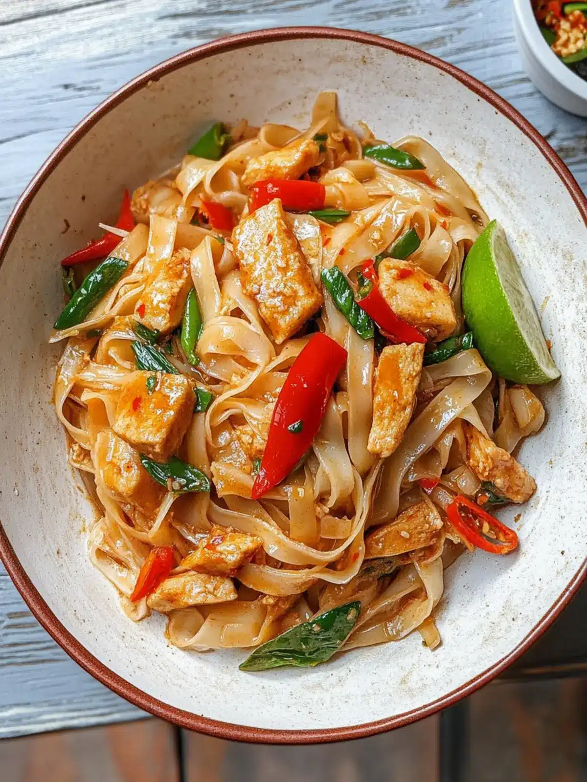 Street Style Thai Drunken Noodles