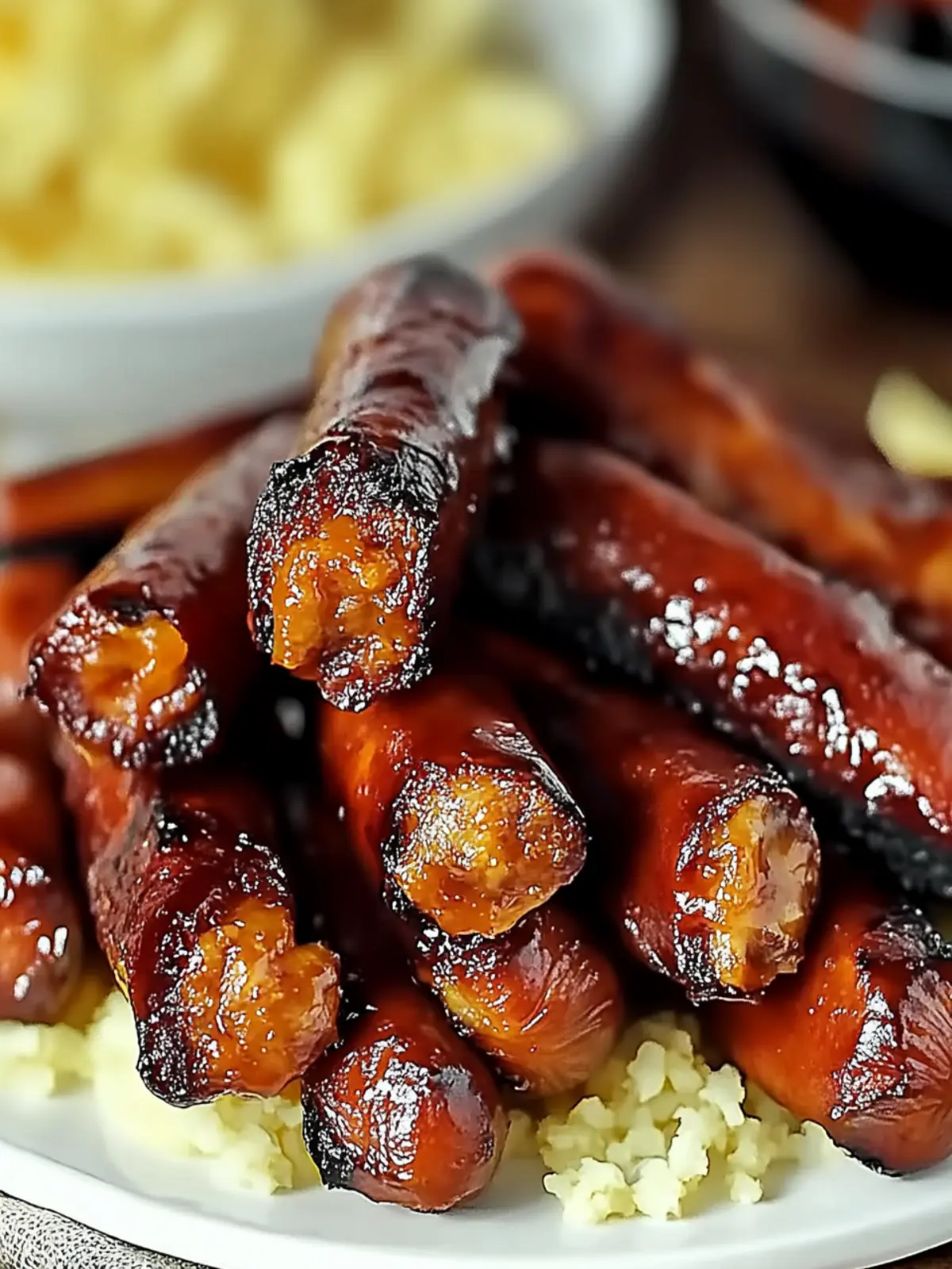Baked Hot Dog Burnt Ends