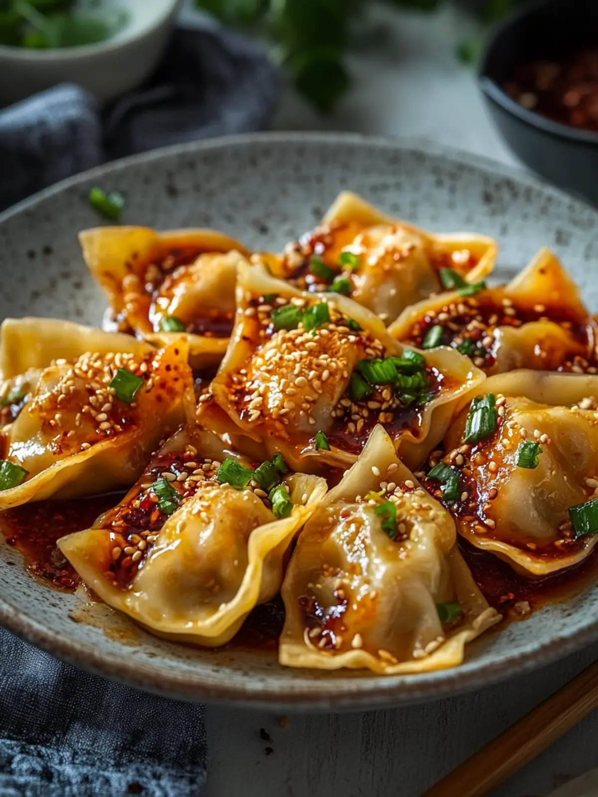 Spicy Wontons in Chilli Sauce: Your New Favorite Comfort Snack 4 Spicy Wontons in Chilli Sauce