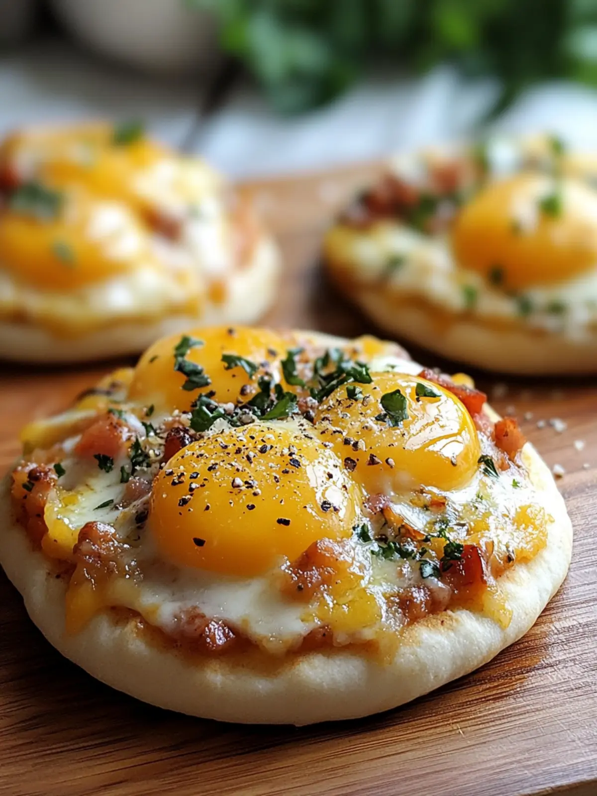 English Muffin Breakfast Pizza