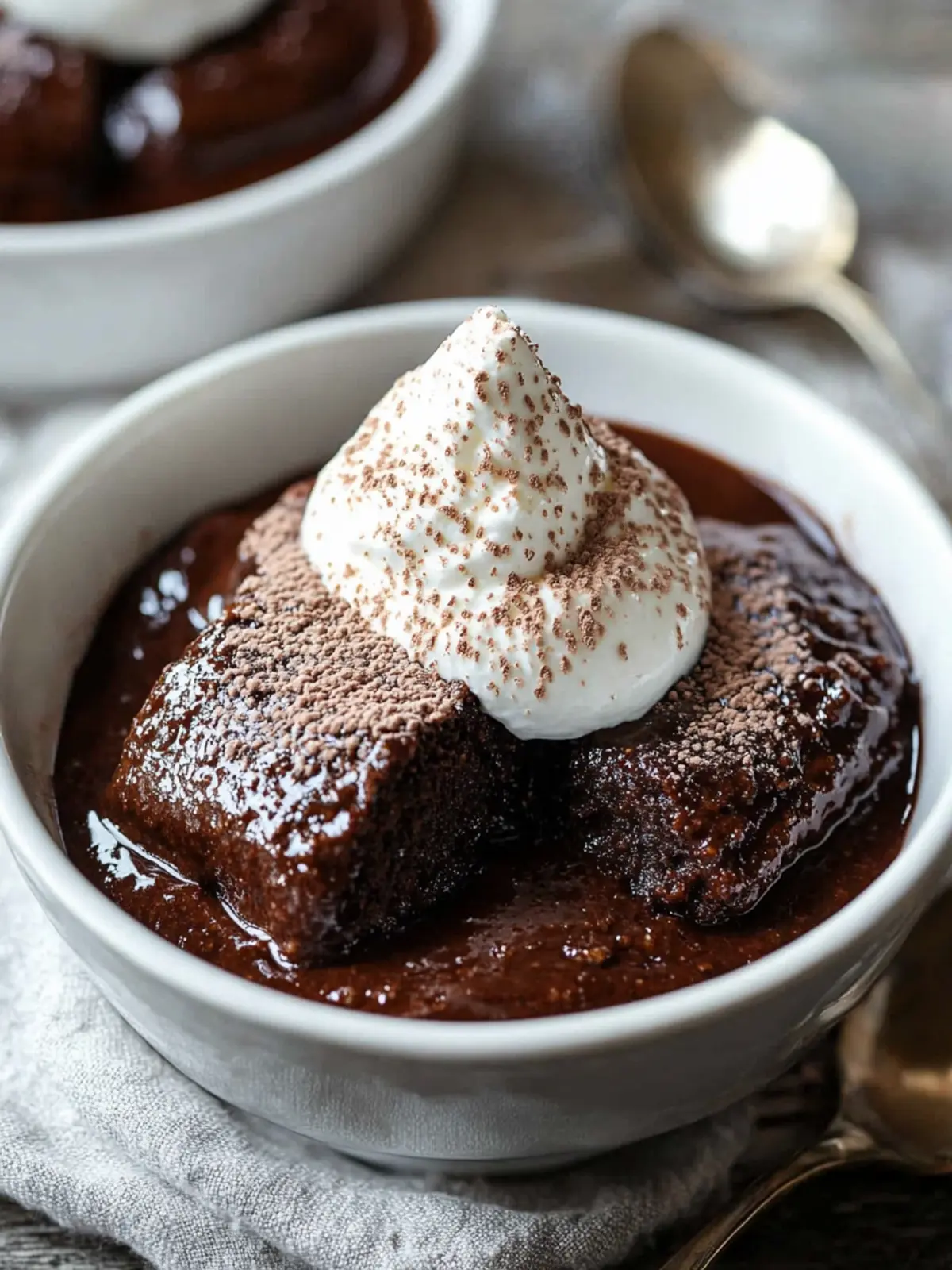 Ina Garten Chocolate Brownie Pudding