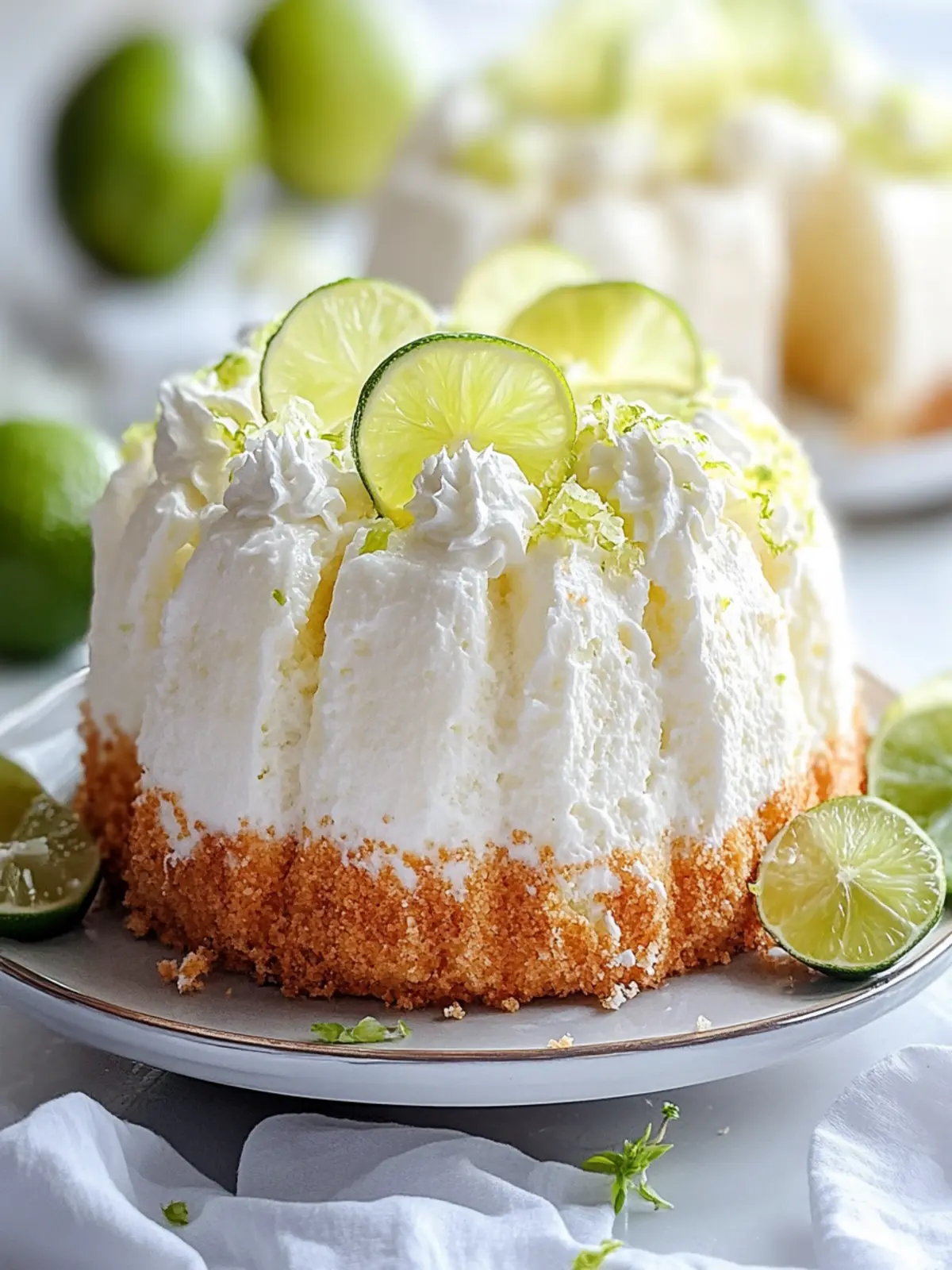 Light & Zesty Key Lime Angel Food Cake for Refreshing Bliss 2 Key Lime Angel Food Cake