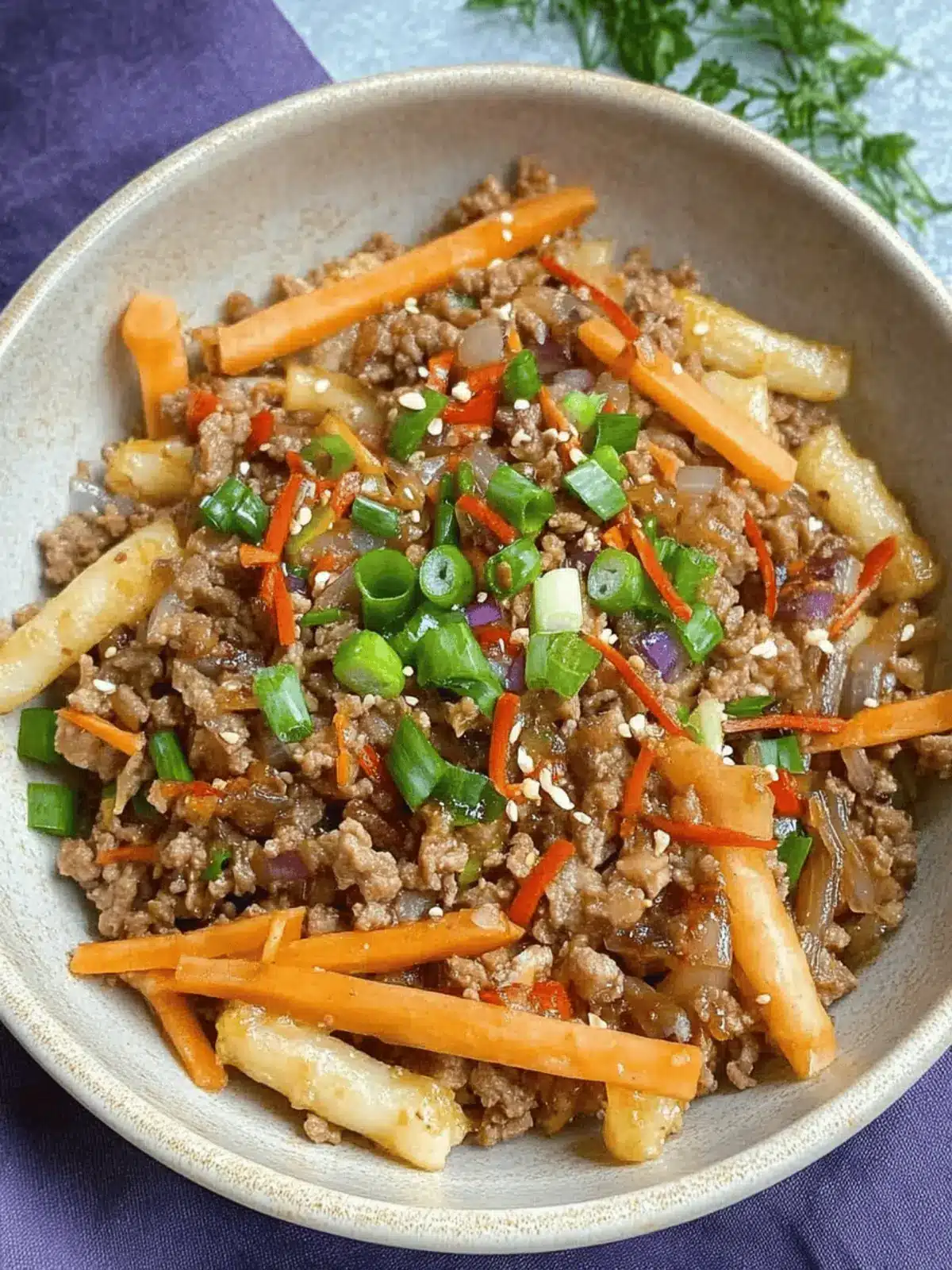 Crockpot Egg Roll in A Bowl
