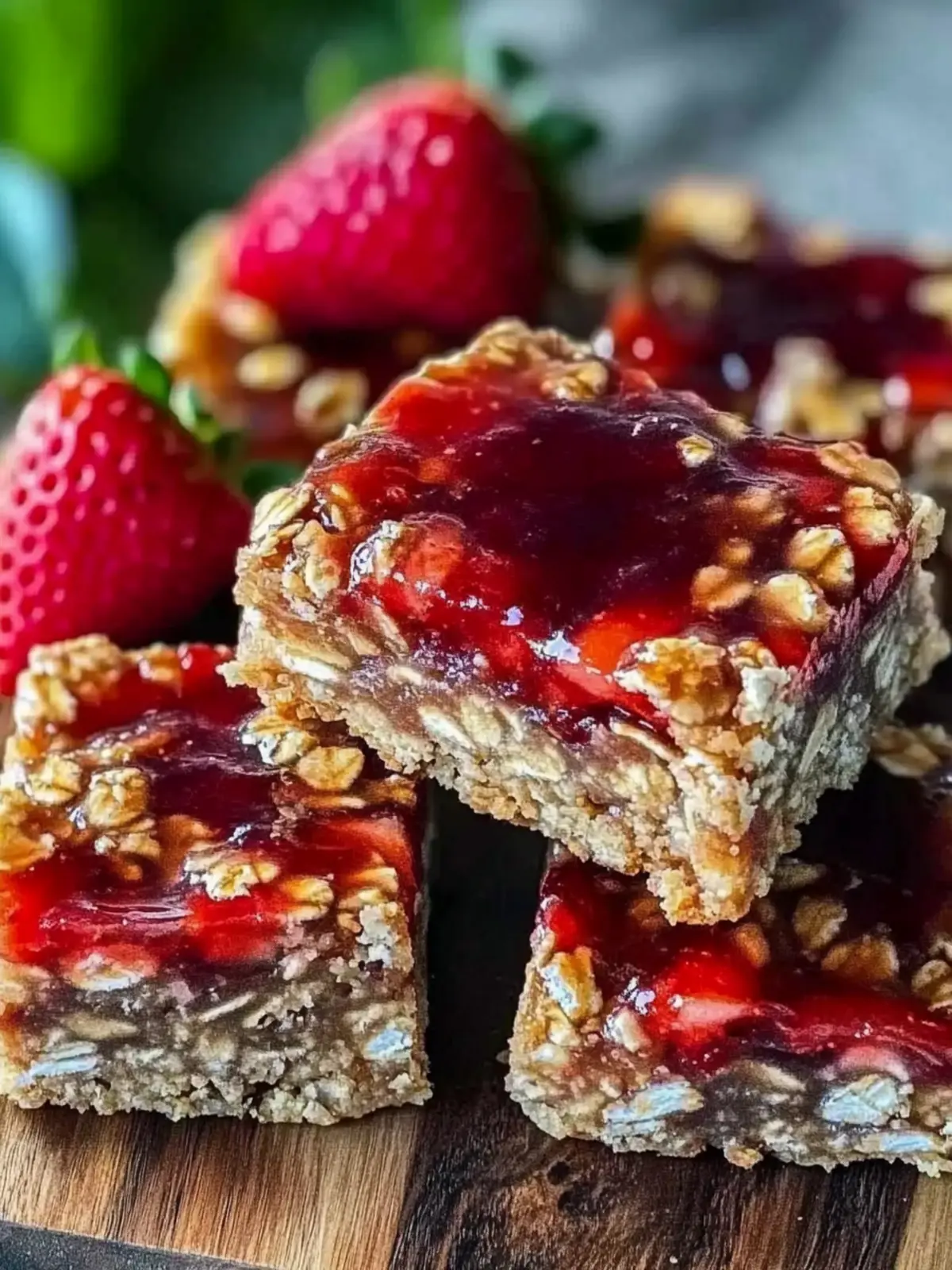 Delicious Strawberry Oat Bars: Your New Healthy Breakfast Fix 3 Strawberry Oat Bars