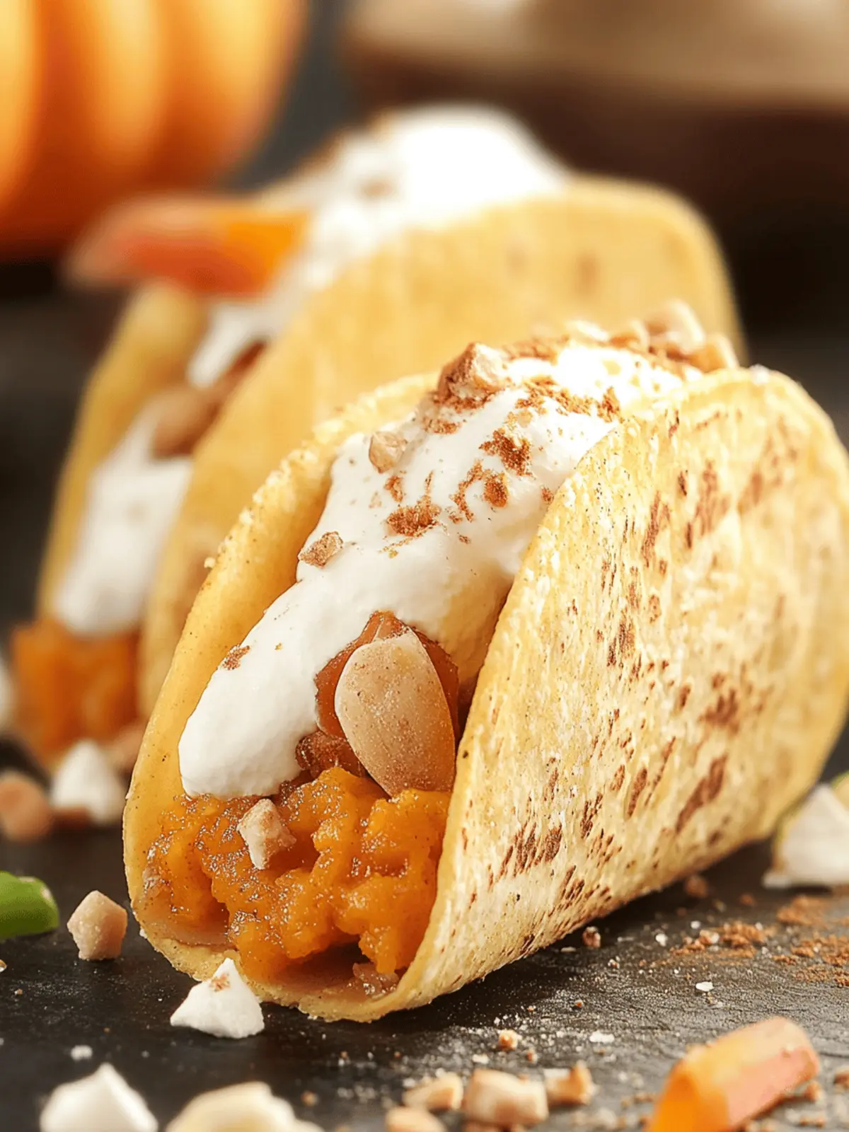 Pumpkin Pie Tacos