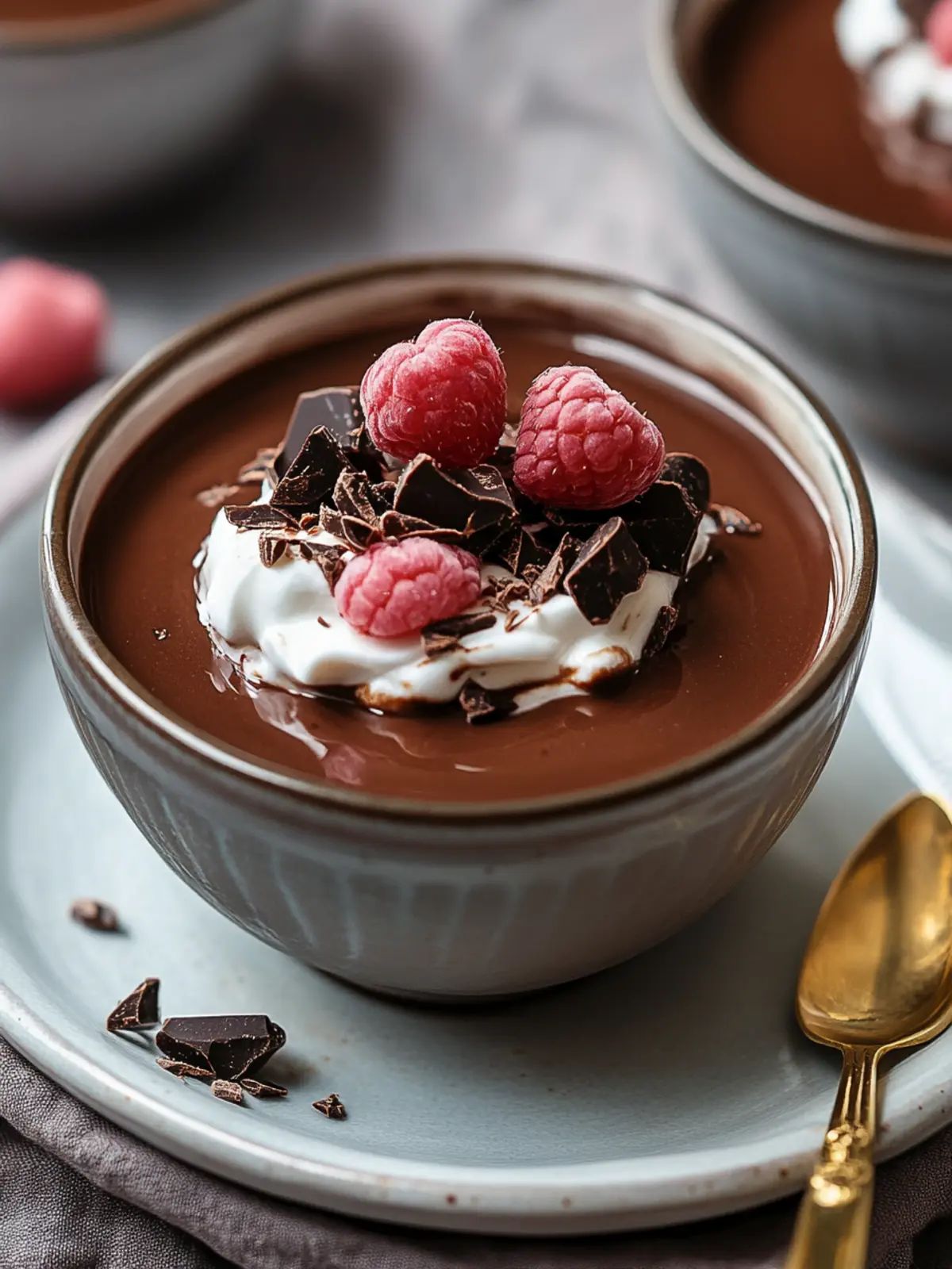 Decadent Valentine s Day Dark Chocolate Pudding You ll Love 2 Valentine s Day Dark Chocolate Pudding