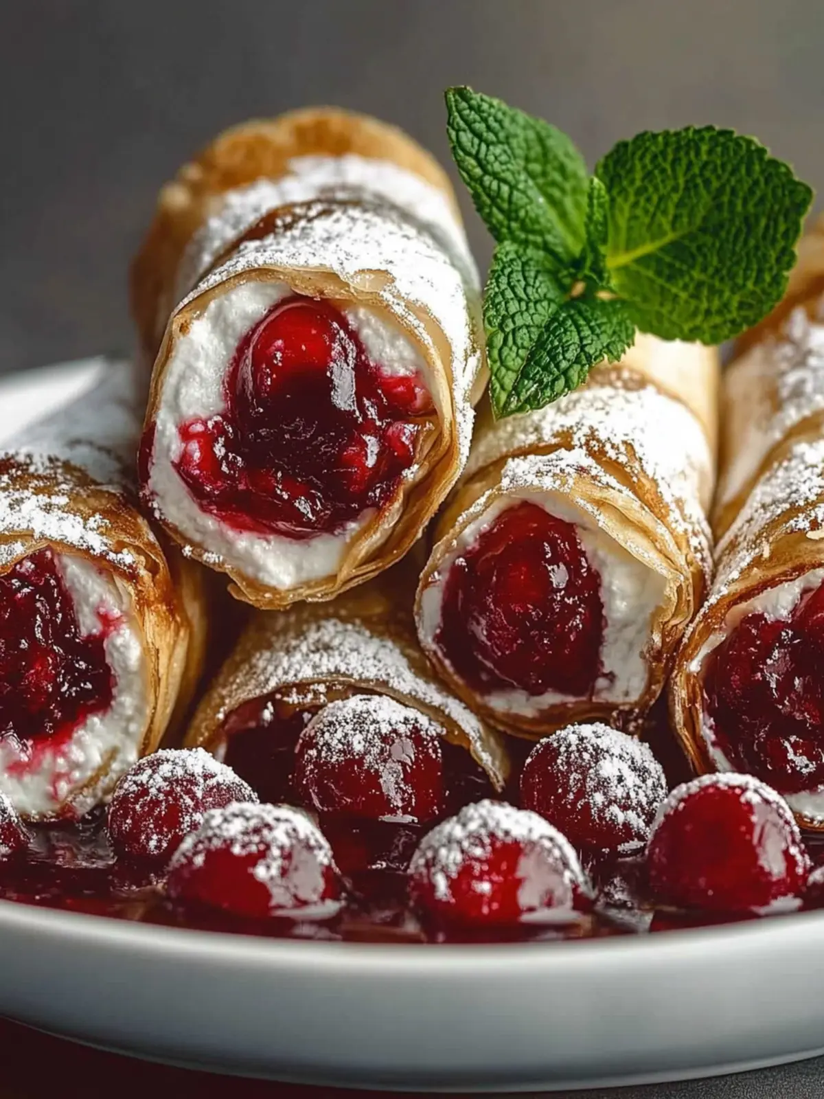 Cherry Pie Filling Wraps