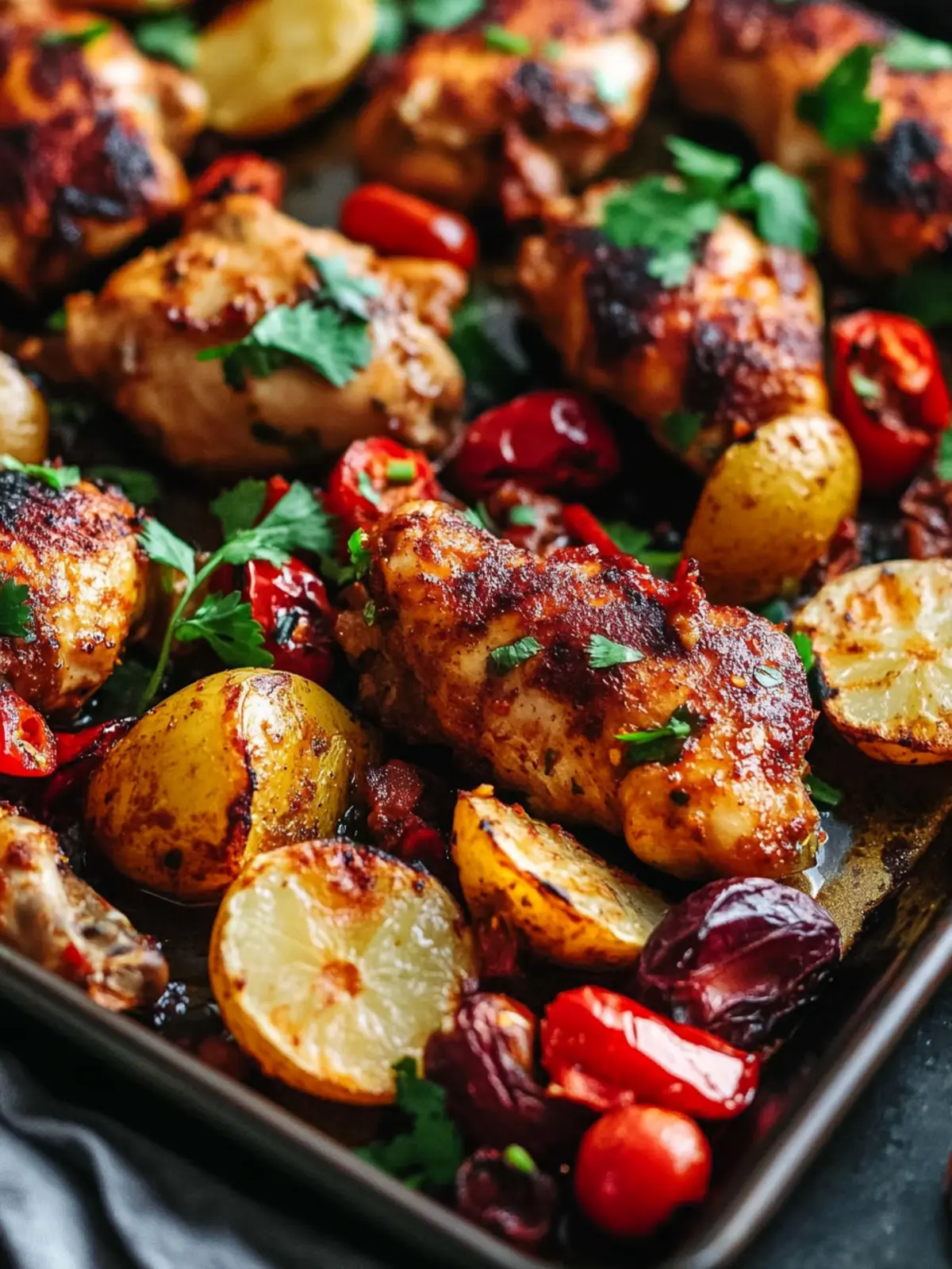 Sheet Pan Peri Peri Chicken