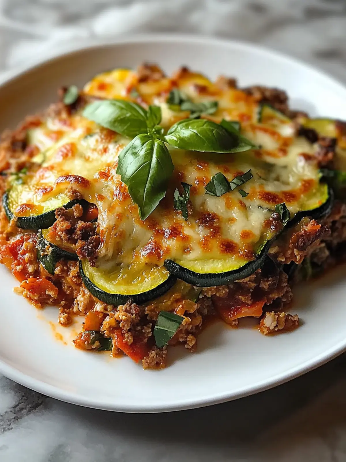 Ground Turkey Zucchini Casserole