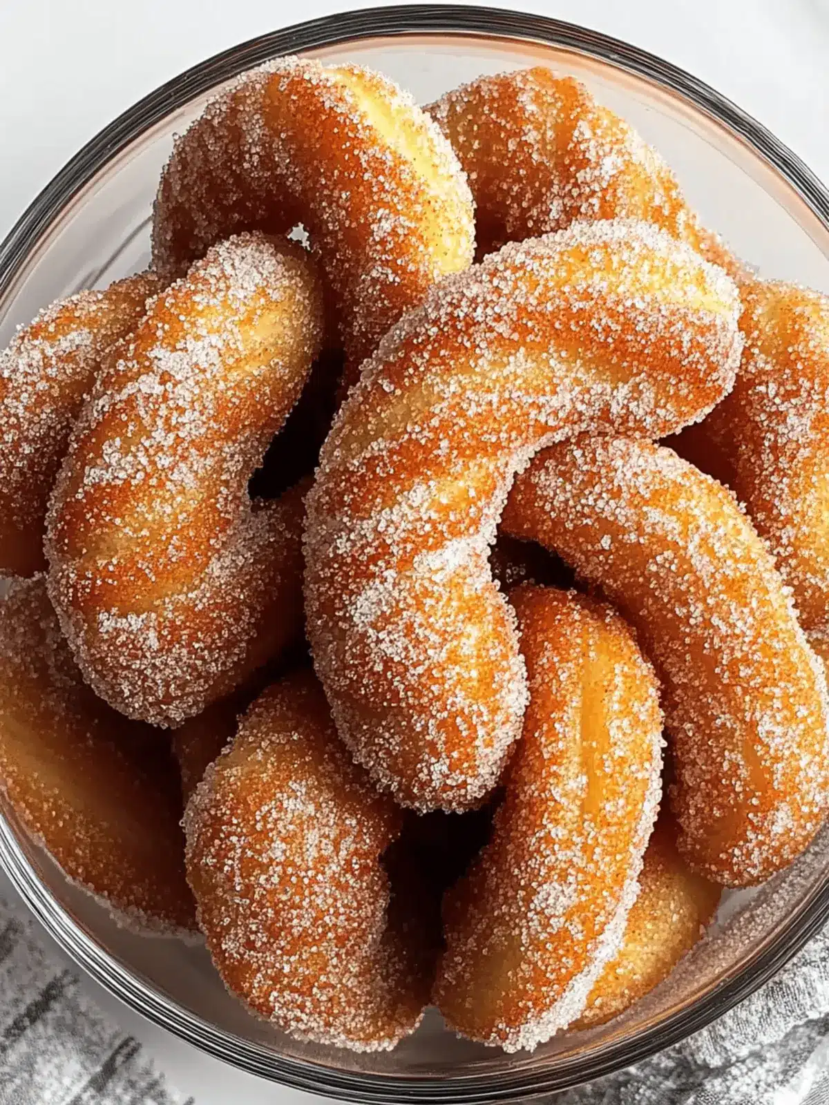 Cinnamon Sugar Twist Donuts